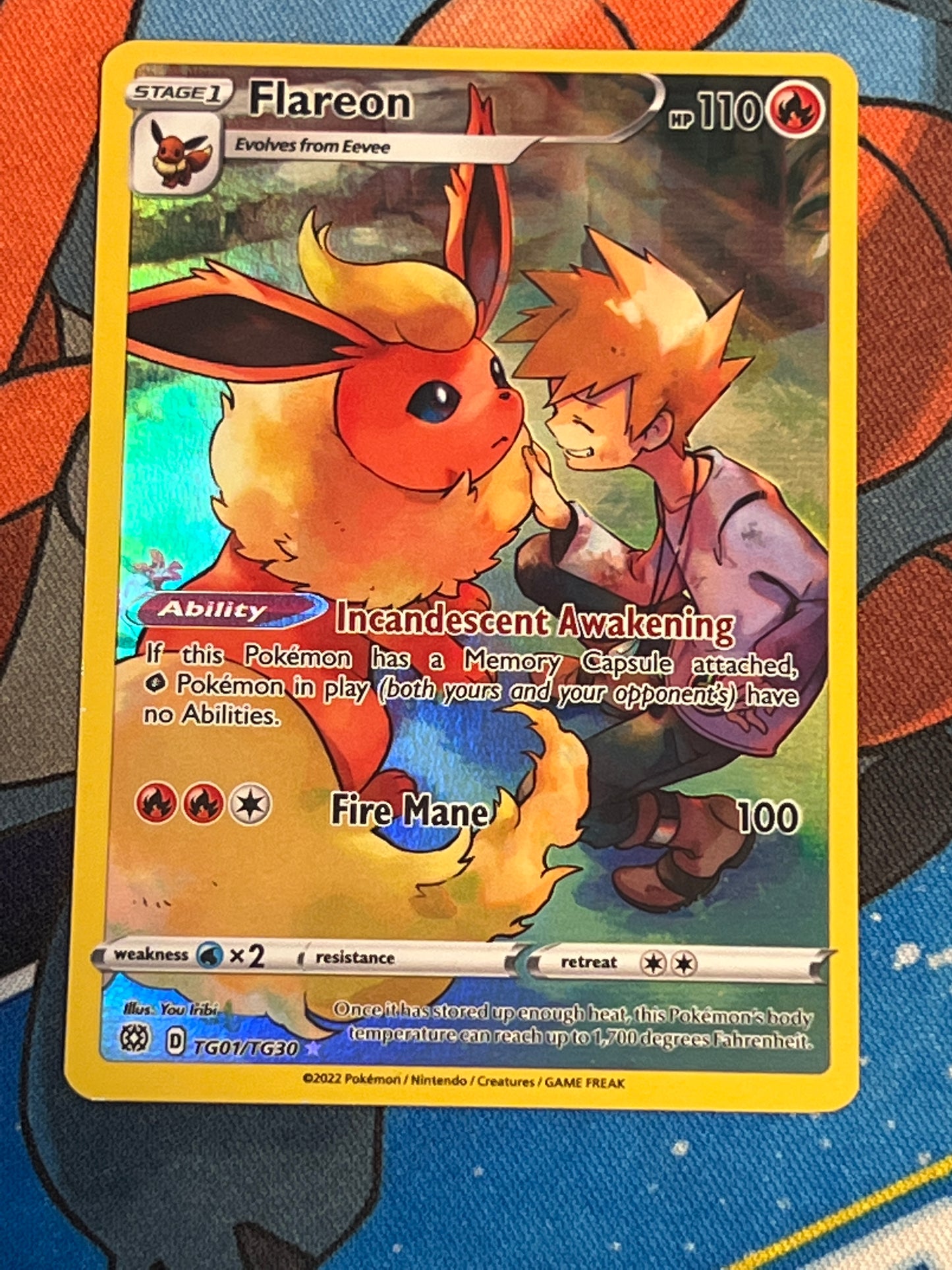 2022 Pokemon Flareon - Trainer Gallery - #TG01