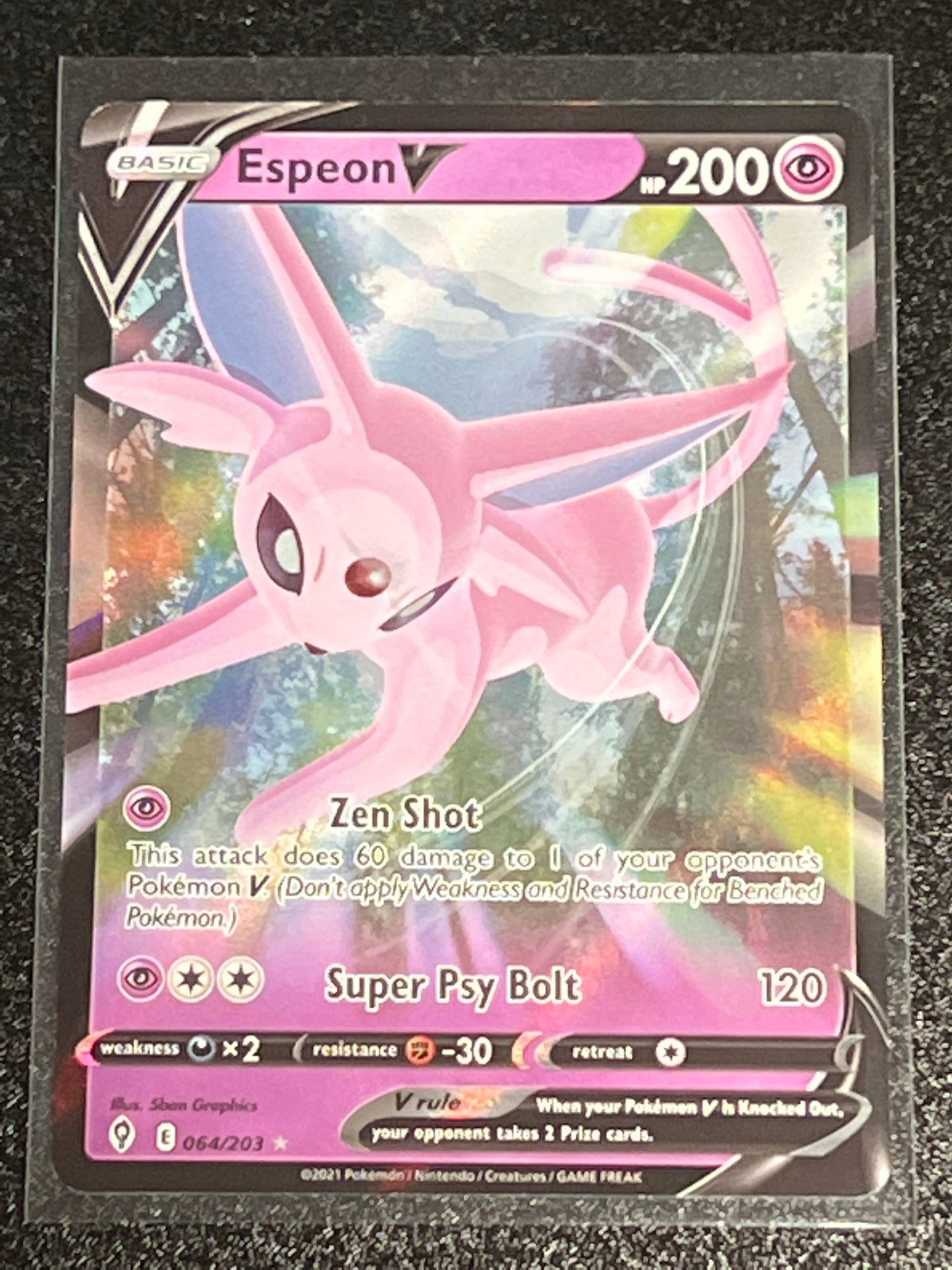 2021 Pokemon ESPEON V - Holo - #64