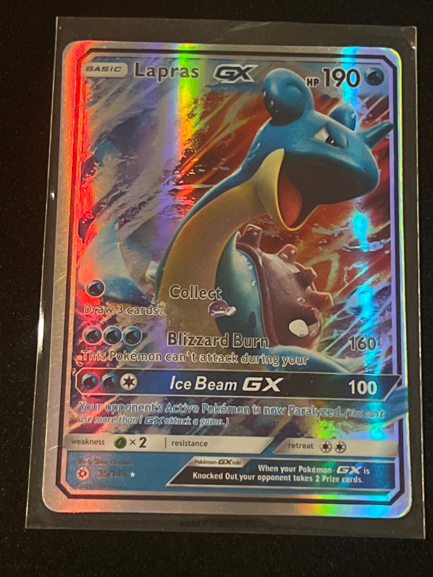 2017 Pokemon LAPRAS GX - #35