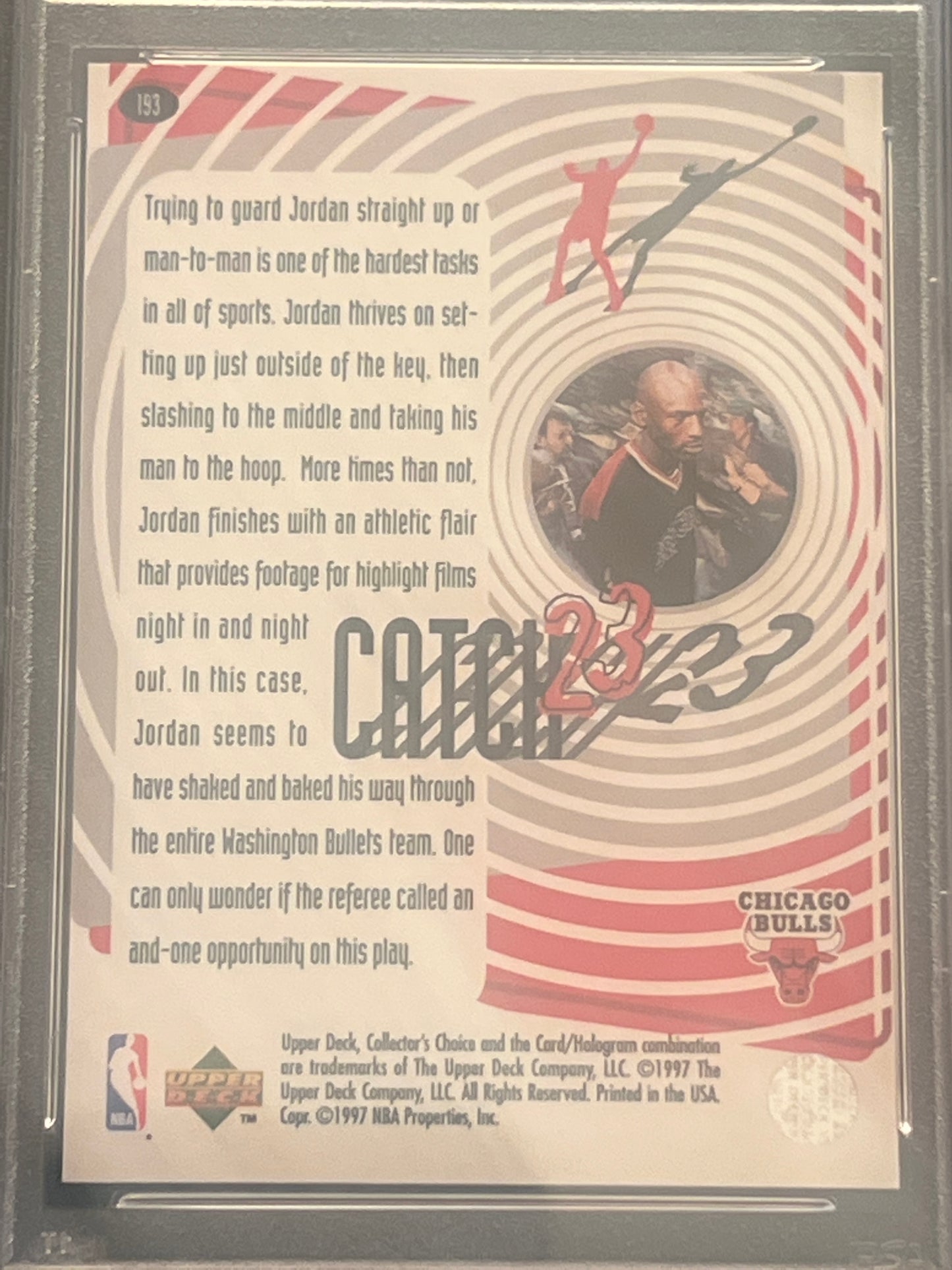 1997 Coll. Choice MICHAEL JORDAN - PSA 9