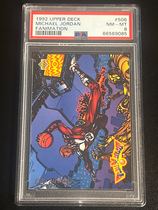 1992 Upper Deck MICHAEL JORDAN - PSA 8 #506