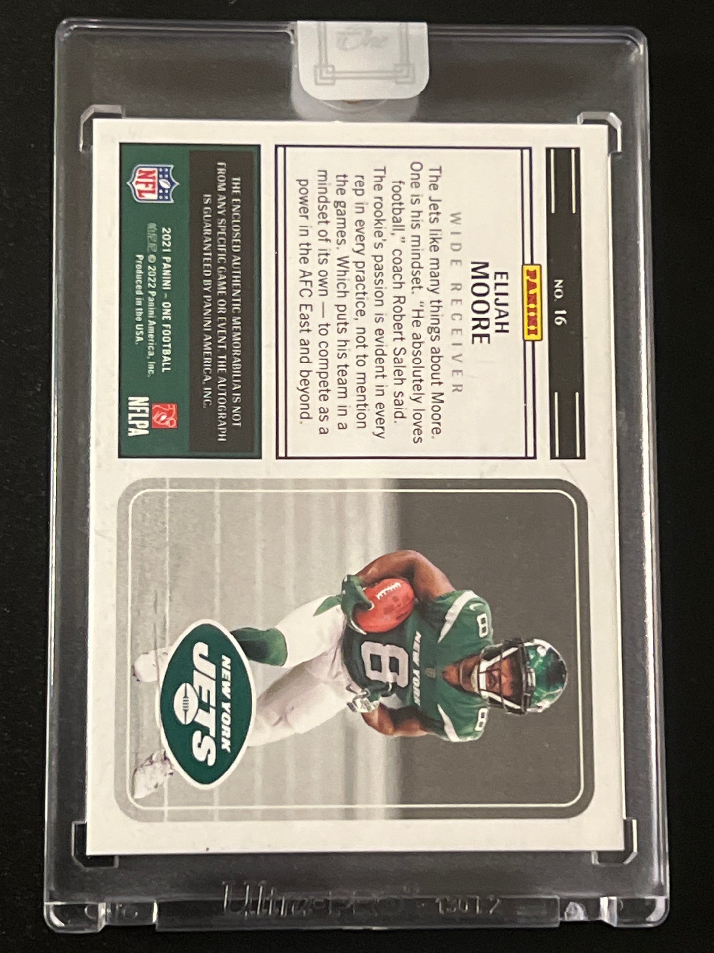 2021 Panini ELIJAH MOORE - Patch Card & Auto 08/49