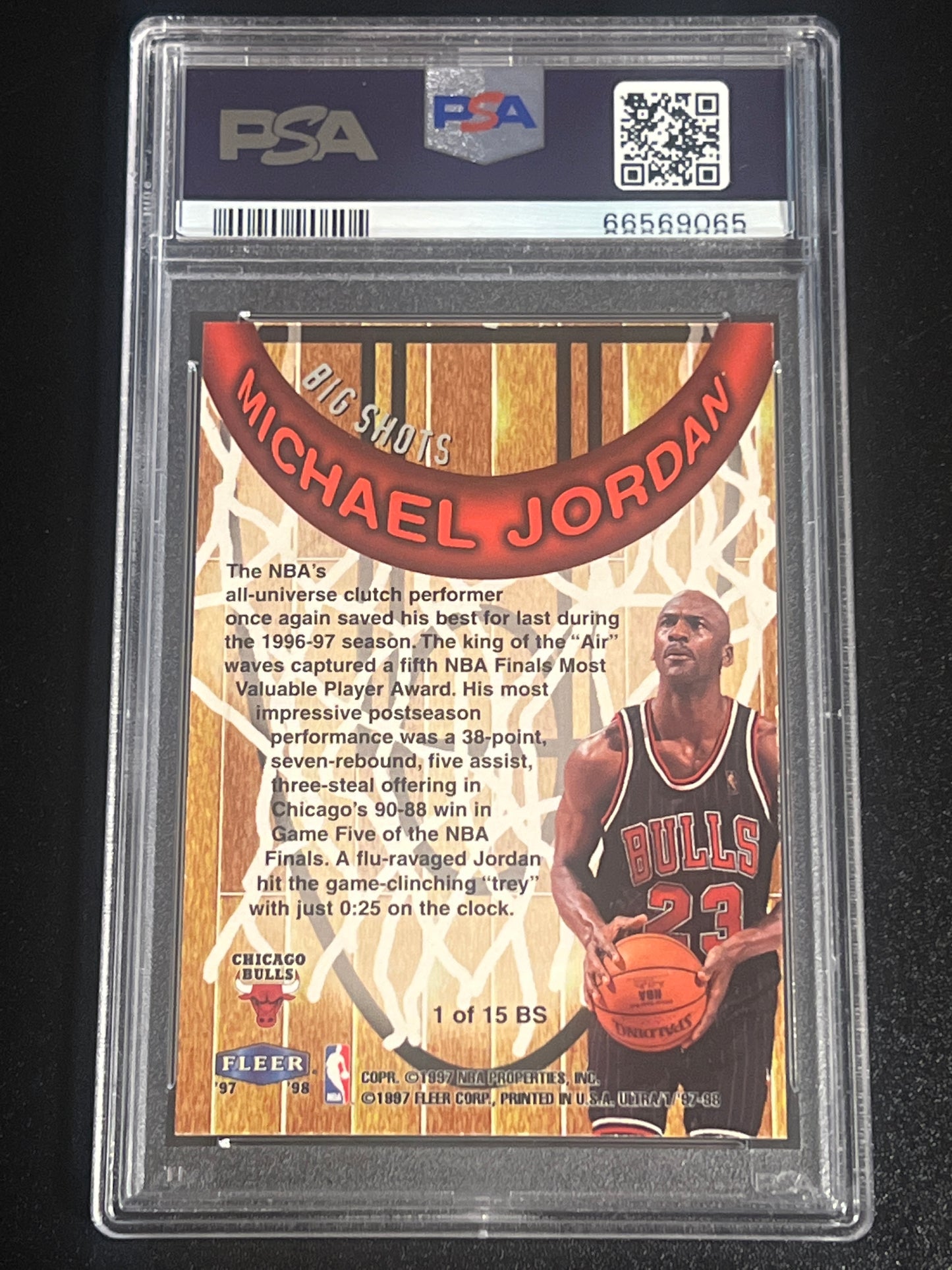 1997 Ultra MICHAEL JORDAN - PSA 8 #1