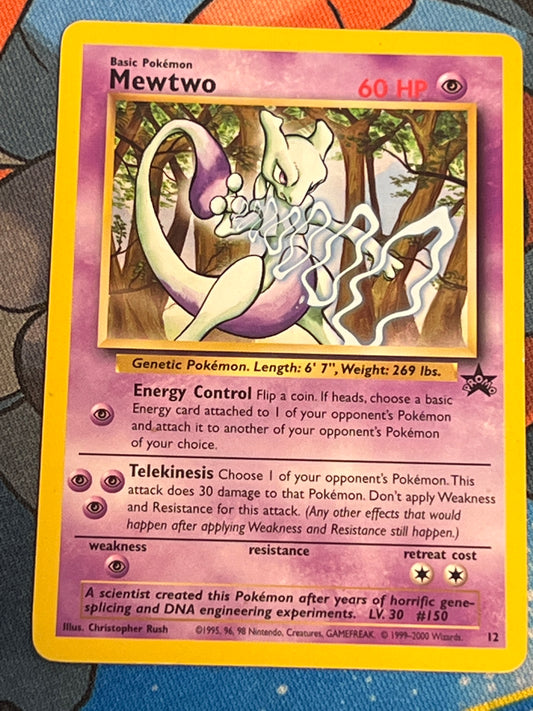 1999-2000 Pokemon Mewtwo - Black Star Promo - #12