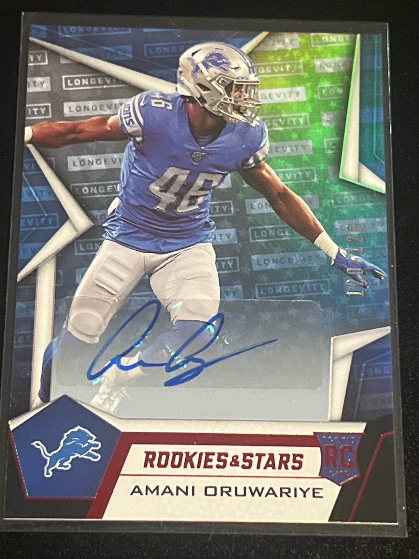 2019 Panini AMANI ORUWARIYE - RC - Auto - 120/125 - #155