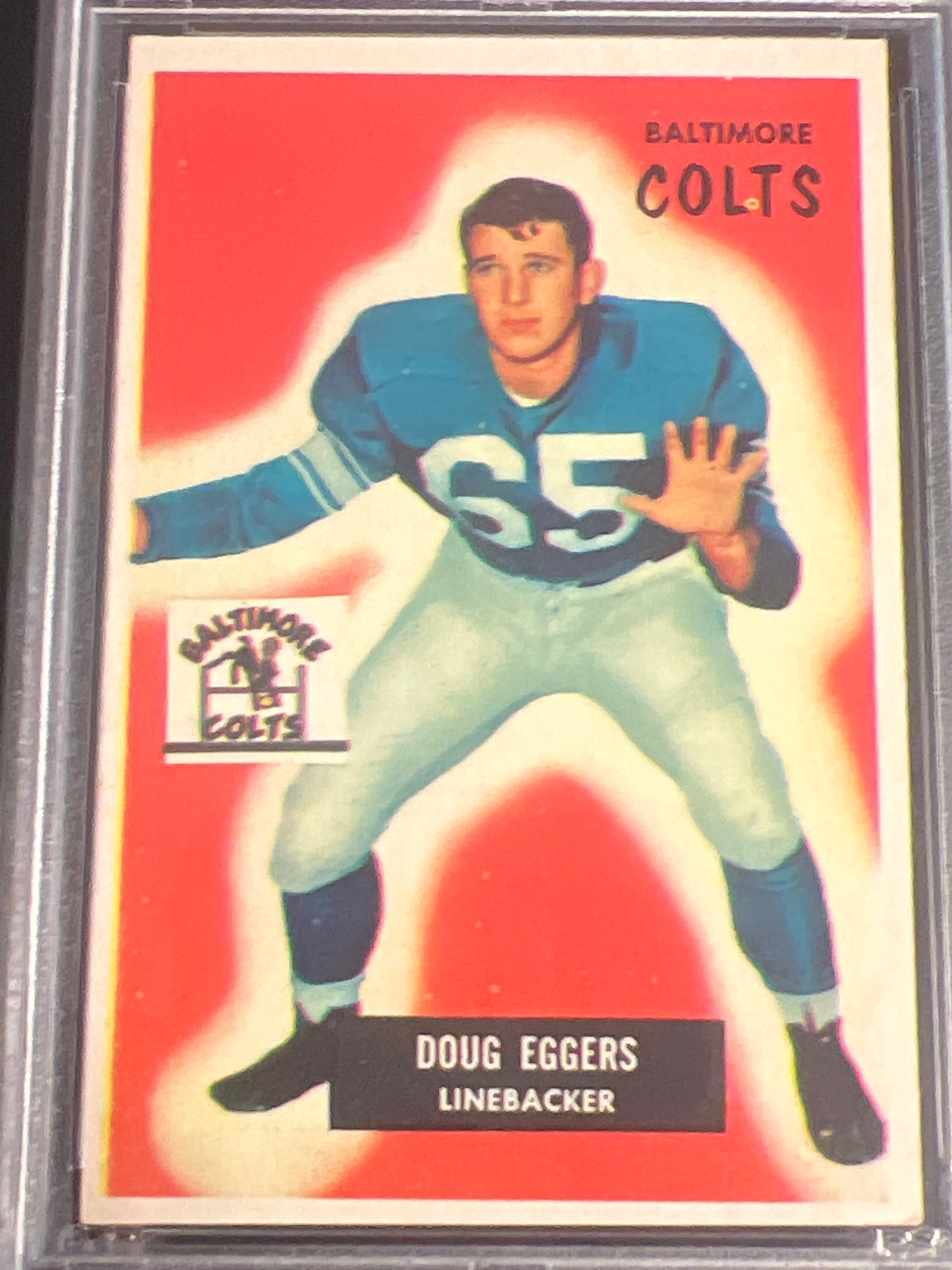 1955 Bowman DOUG EGGERS - PSA 5 #114