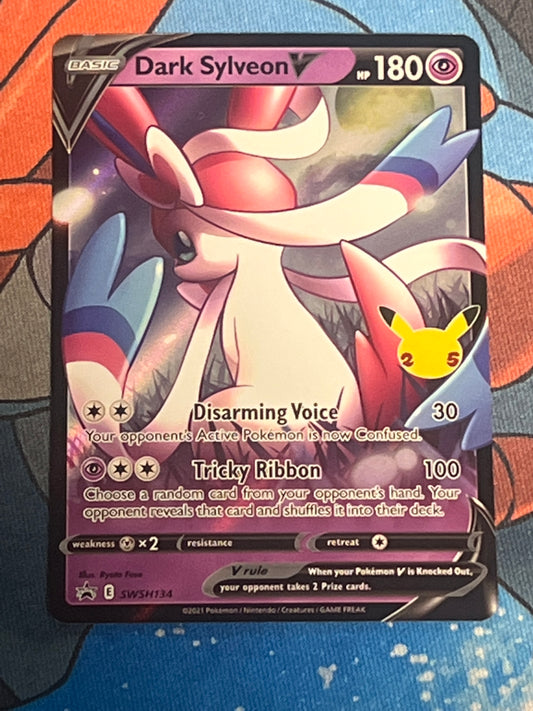 2021 Pokemon Dark Sylveon V - Black Star Promo - #SWSH134