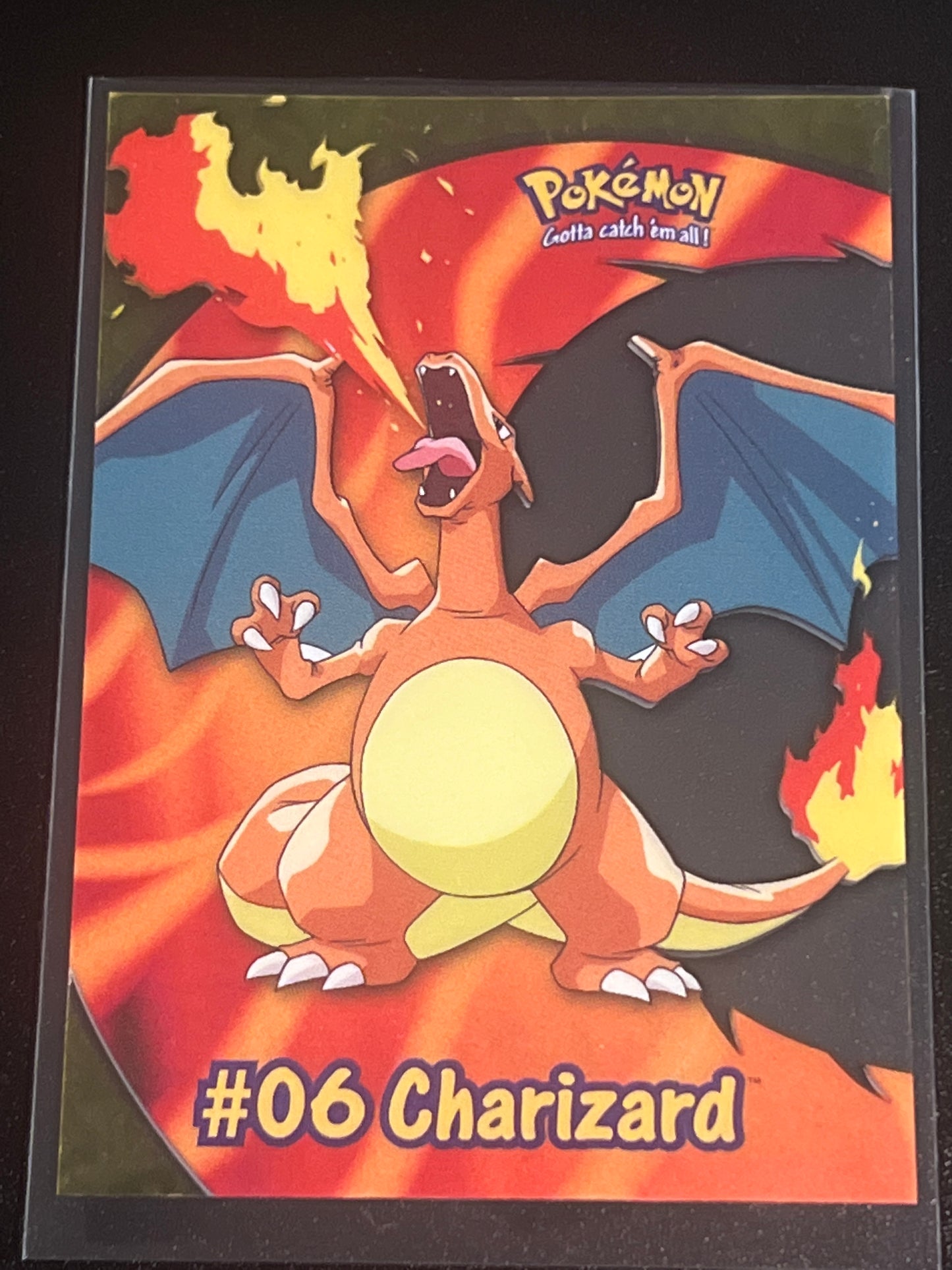 2000 Pokemon  CHARIZARD #06 - Clear - TV Animation Edition Card - PC3