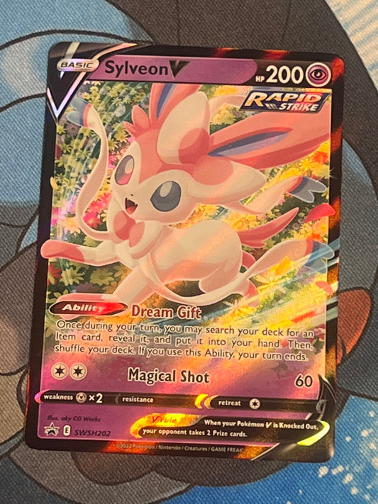 2022 Pokemon Sylveon V - Black Star Promo - Holo - #SWSH202