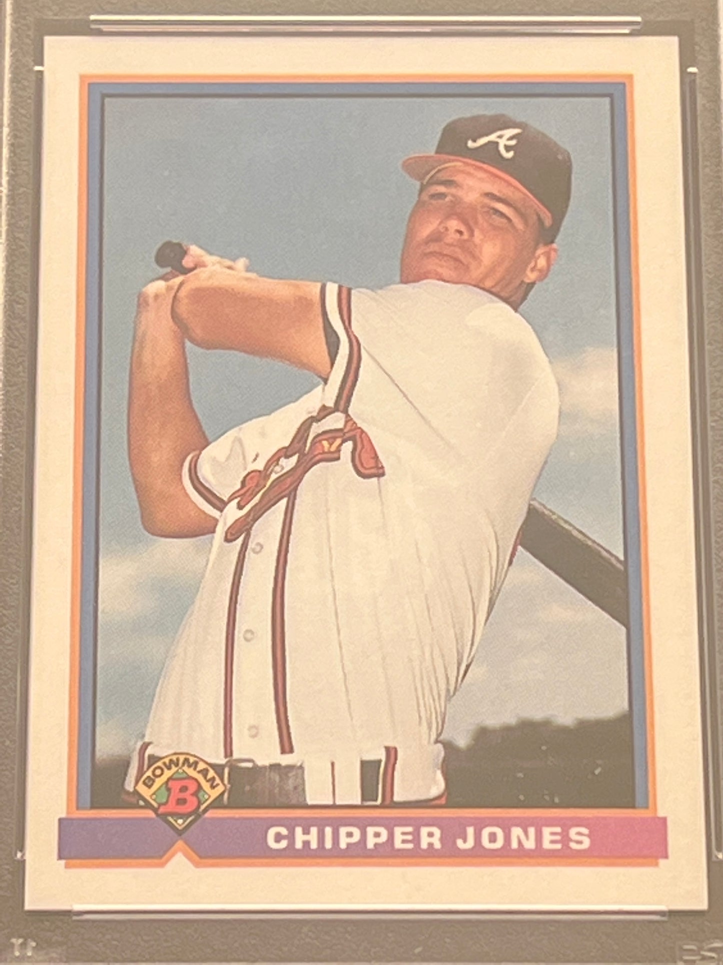 1991 Bowman CHIPPER JONES - #569 - PSA 8 NM-MT