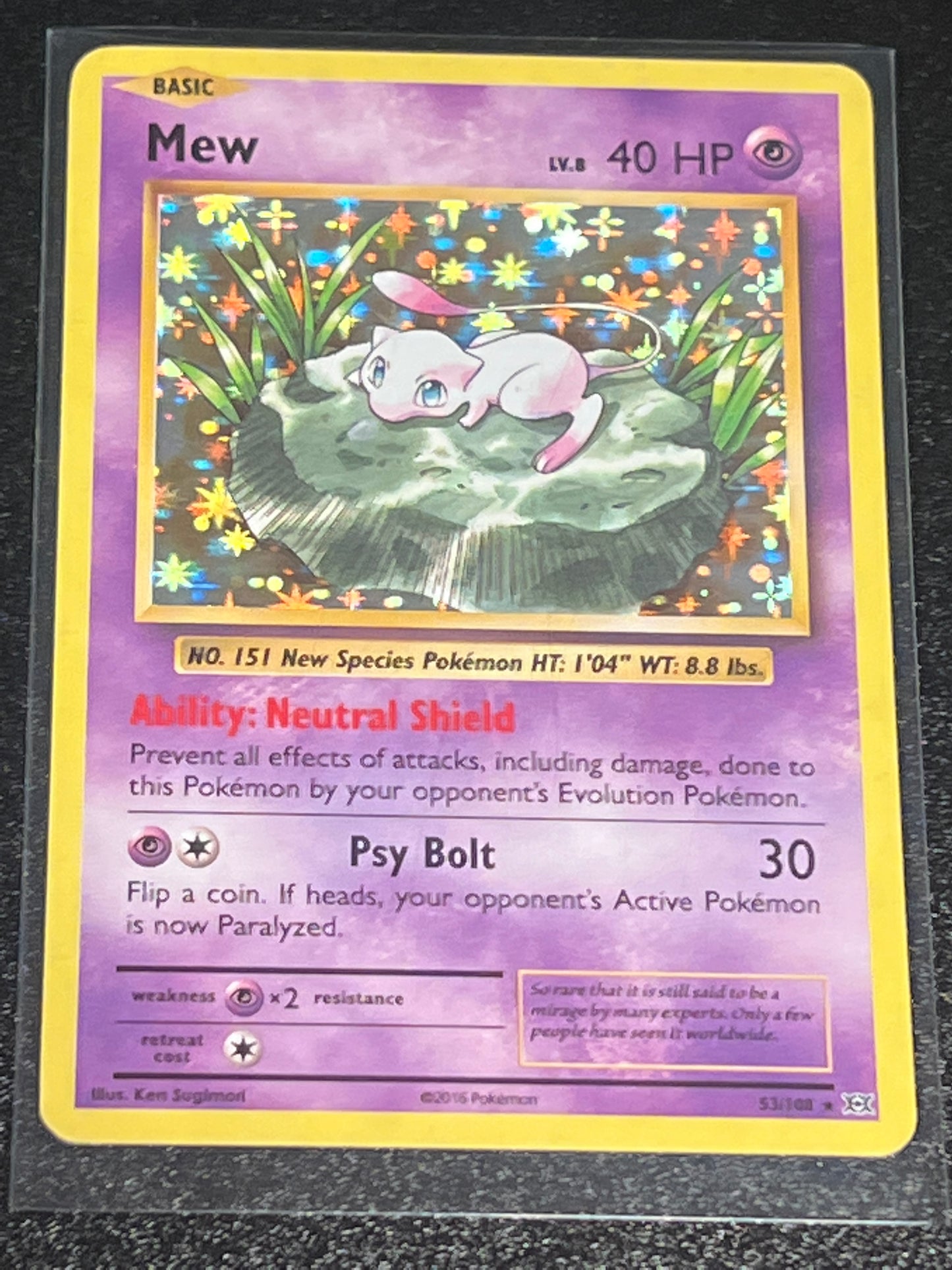 2016 Pokemon Mew - Holo - #53