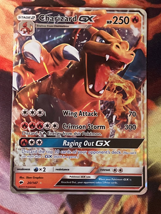 2017 Pokemon Charizard GX - Ultra Rare - #20