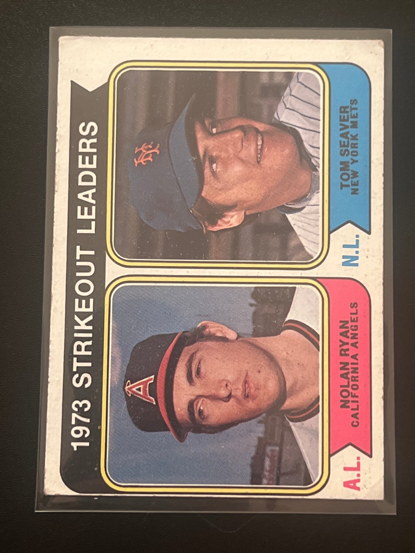 1973 STRIKEOUT LEADERS NOLAN RYAN / TOM SEAVER #207