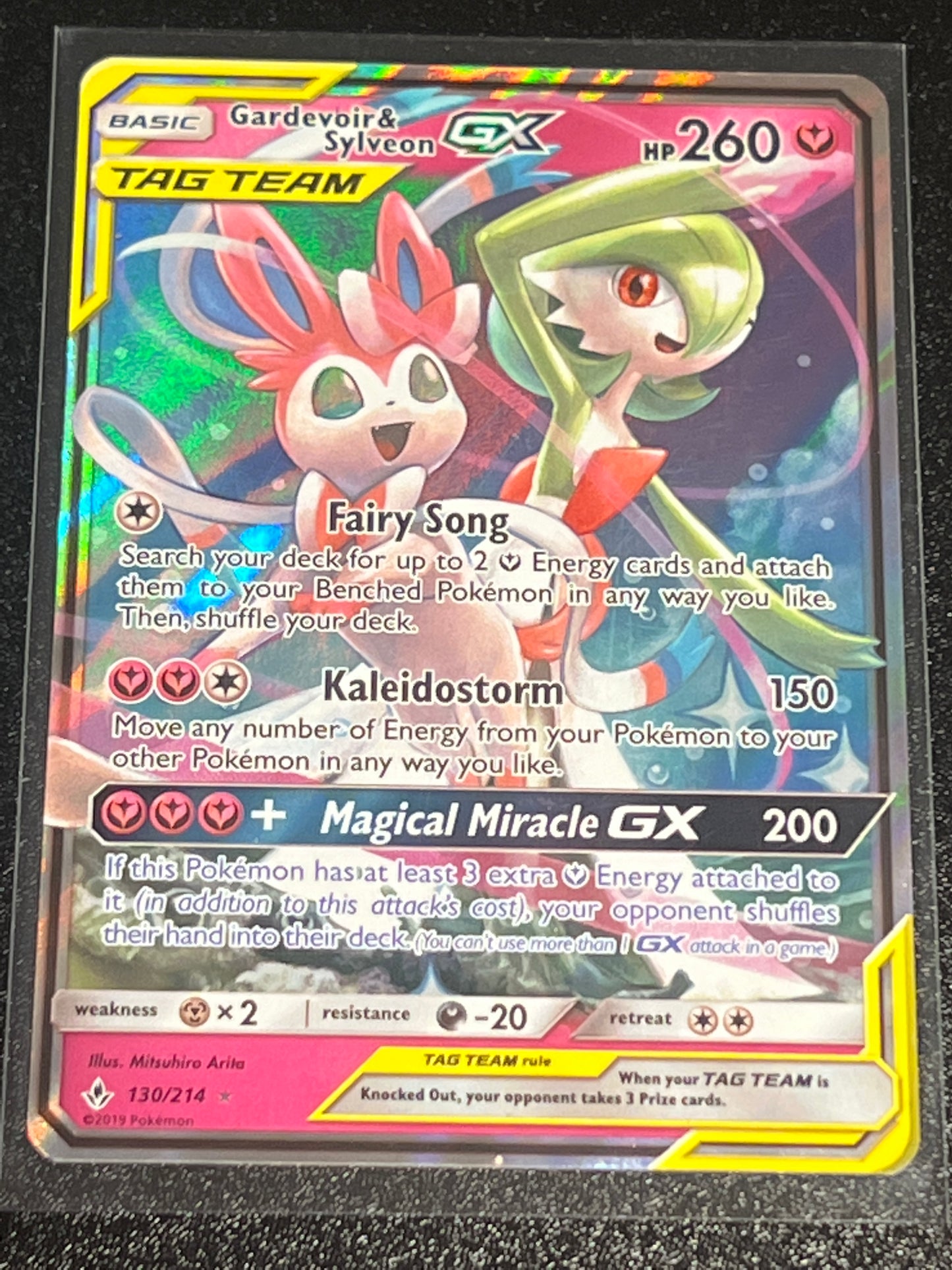 2019 Pokemon GARDEVOIR & SYLVEON - Holo - #130