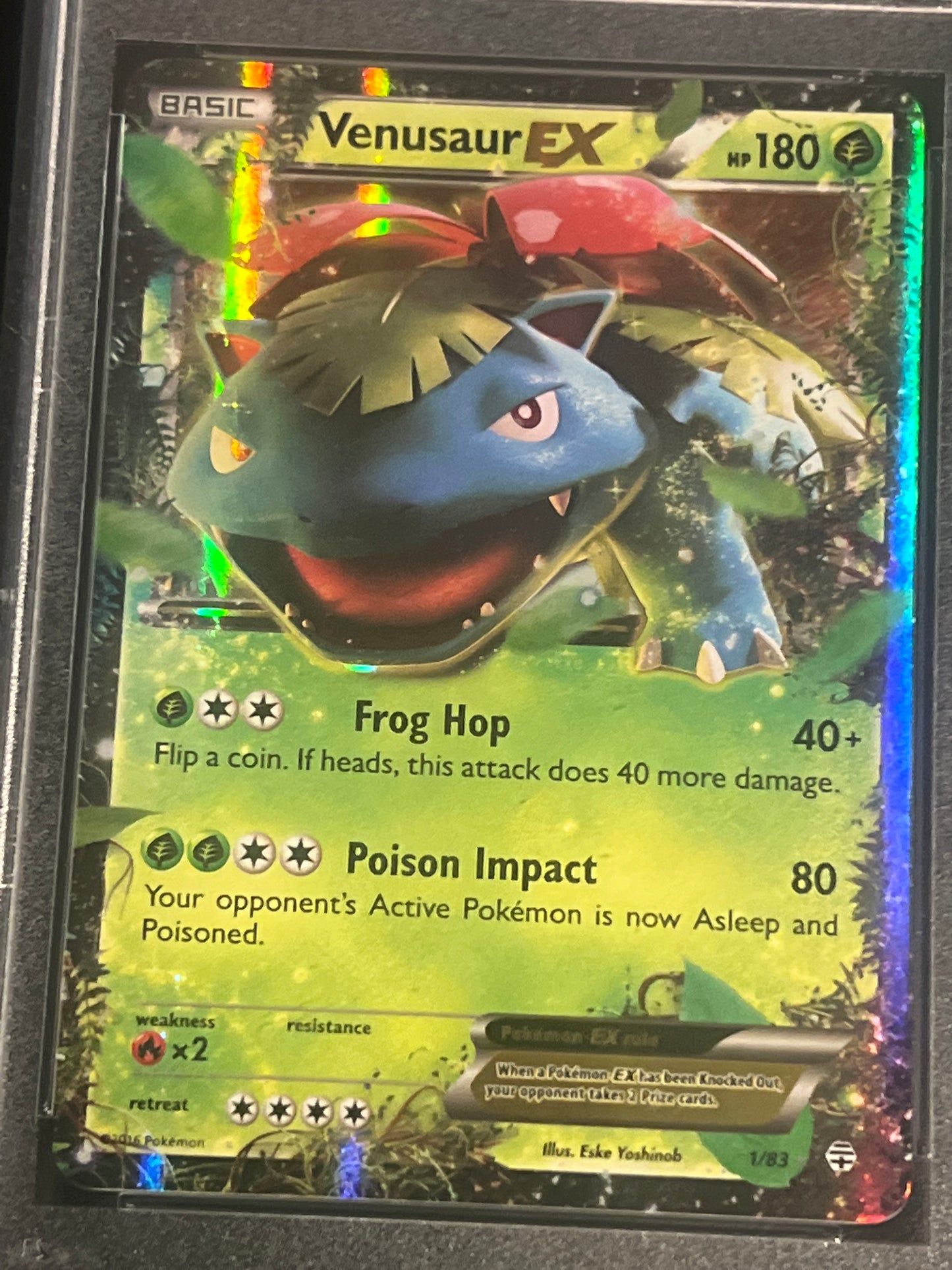 2016 P.M Generations VENUSAUR EX-HOLO - PSA 9 #1