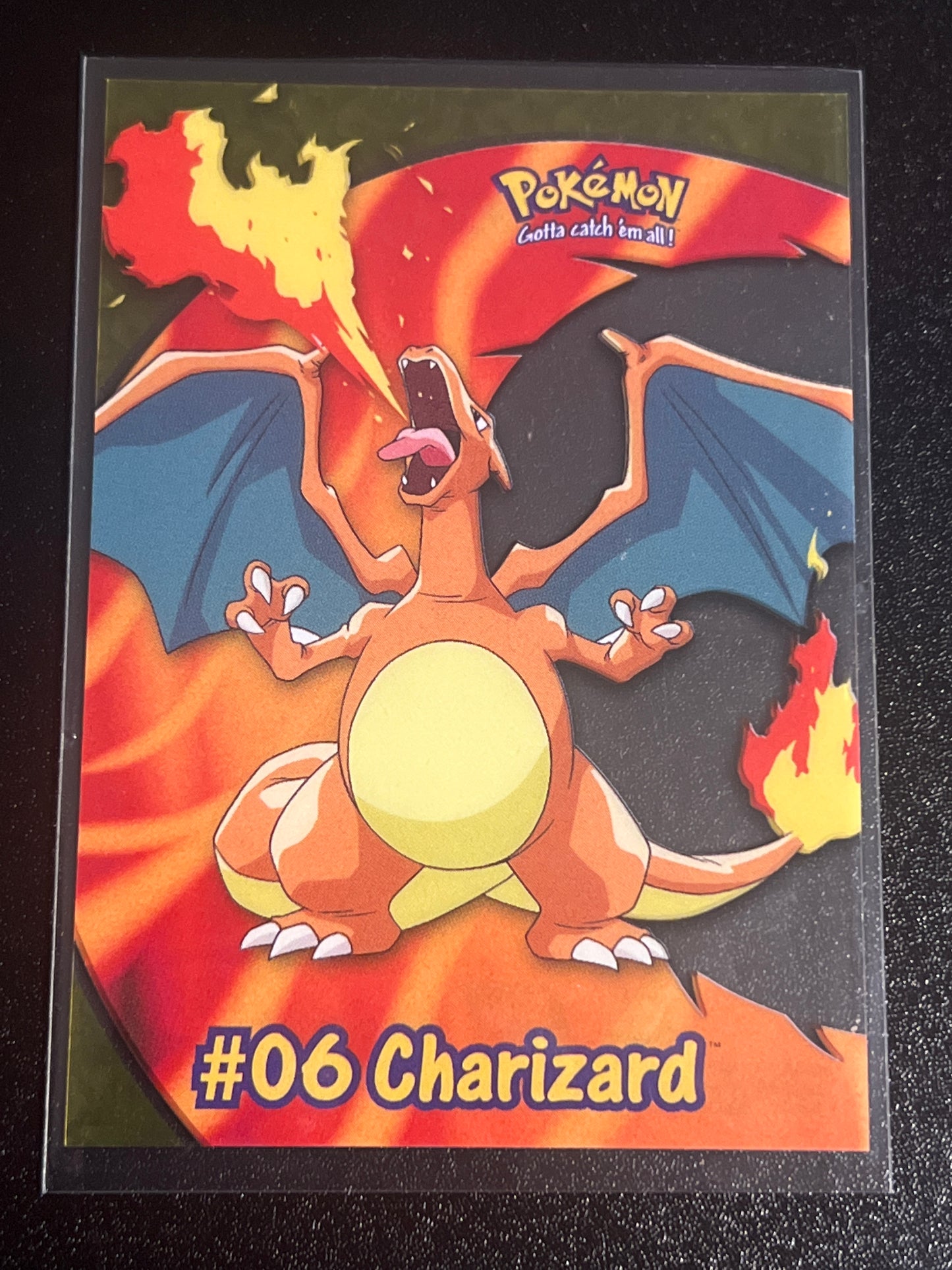 2000 Pokemon  CHARIZARD #06 - Clear - TV Animation Edition Card - PC3