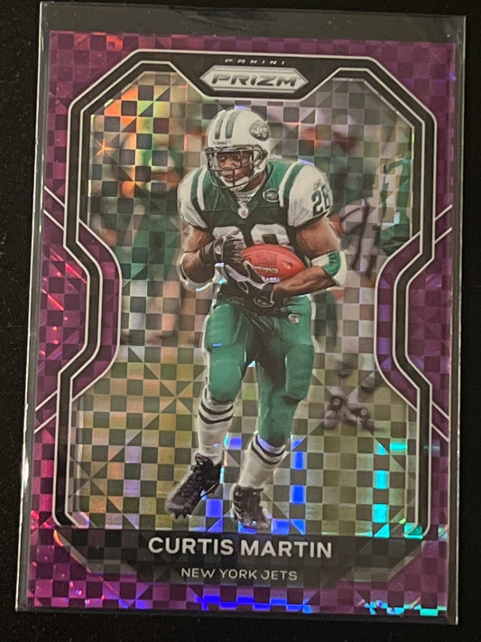 2020 Panini Prizm CURTIS MARTIN 03/49- Purple Holo