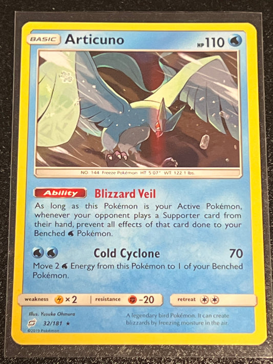 2019 Pokemon ARTICUNO - Holo - #32