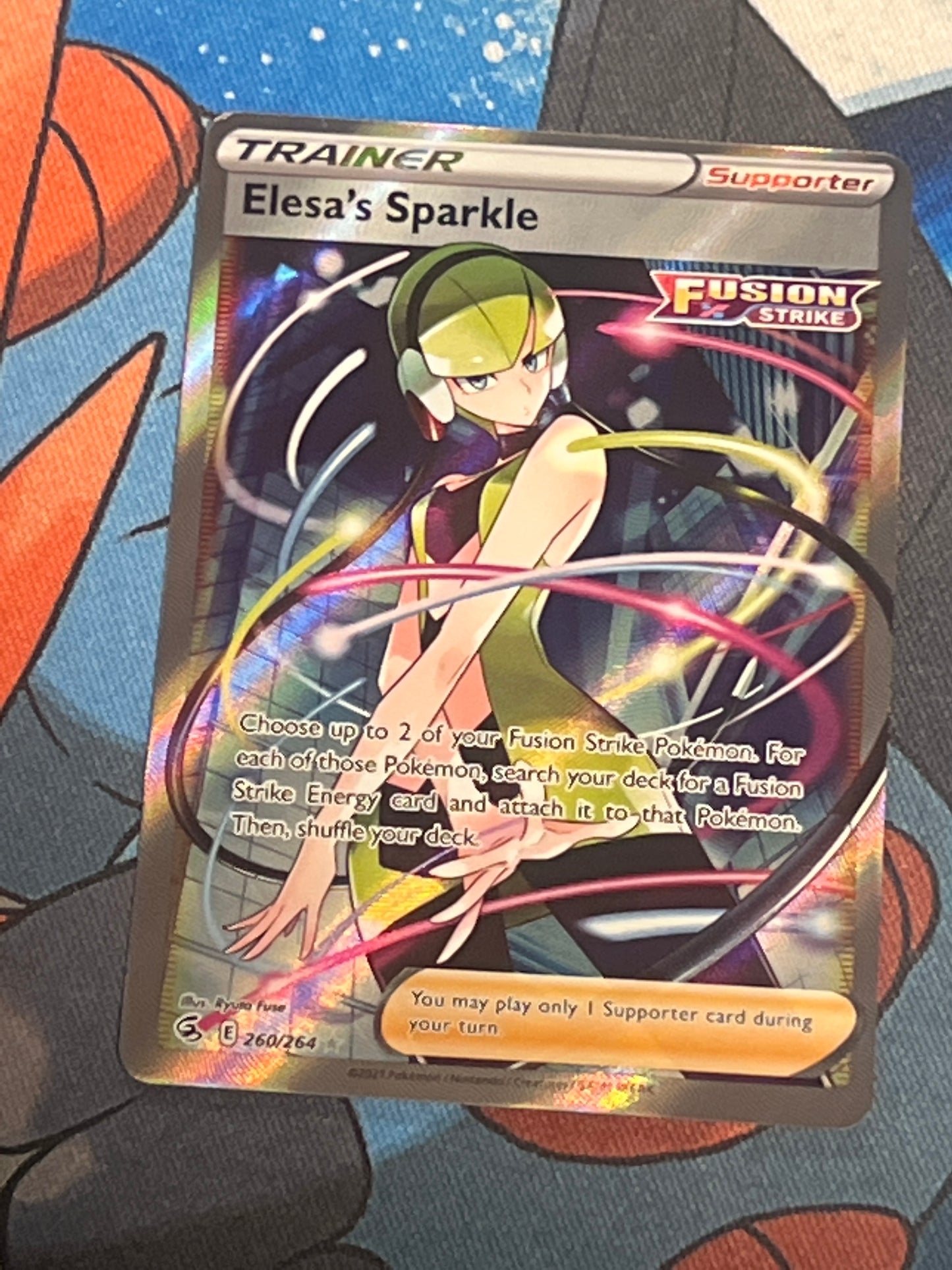 2021 Pokemon Elesa's Sparkle - Trainer - Ultra Rare - #260