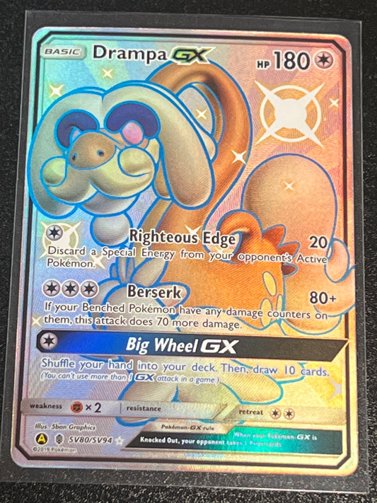 2019 Pokemon DRAMPA GX - Holo - #SV80