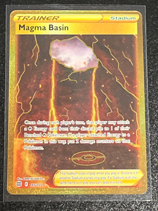 2022 Pokemon - MAGMA BASIN - Trainer - Secret Rare- #185