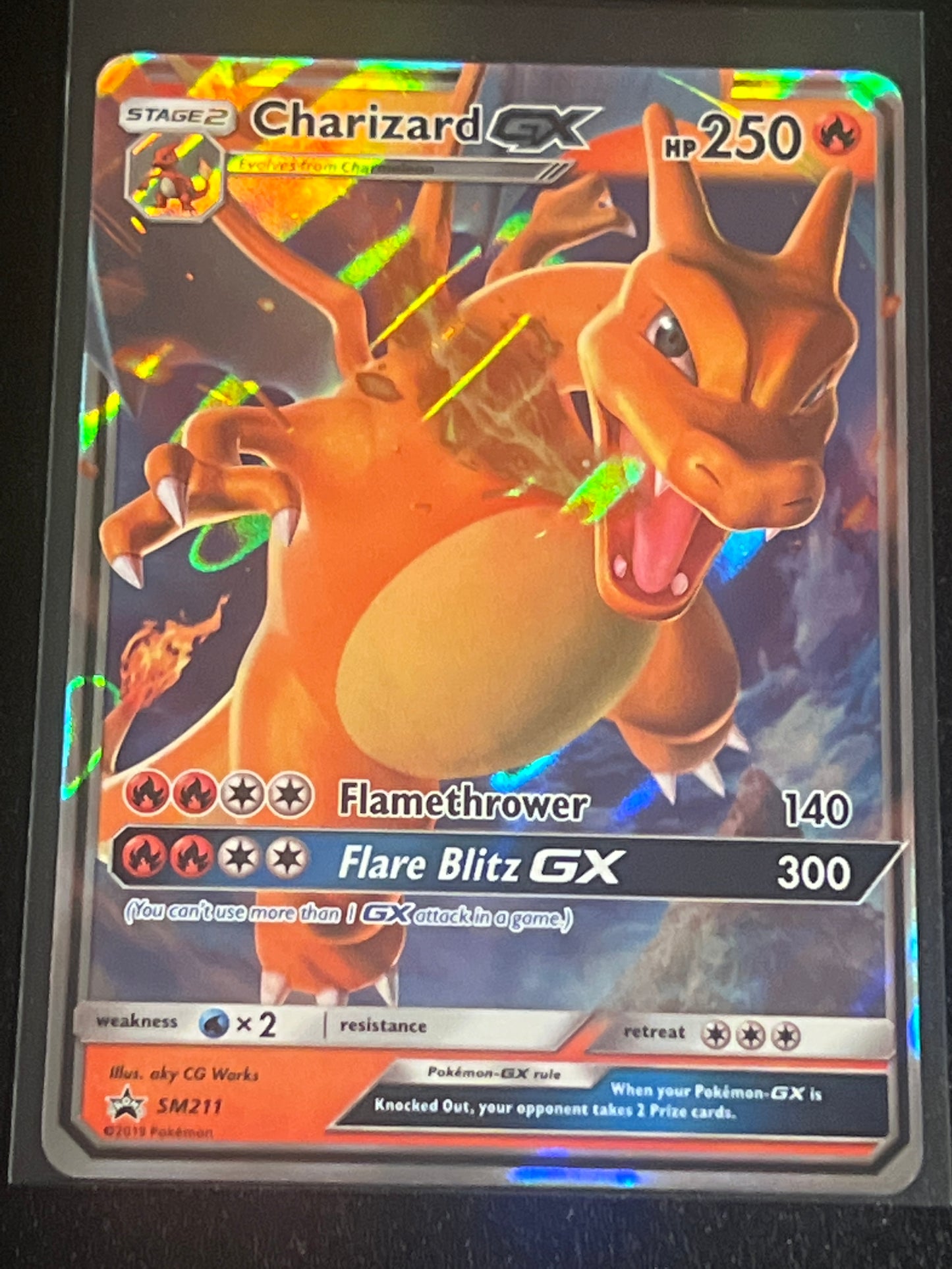 2019 Pokemon CHARIZARD GX - SM211