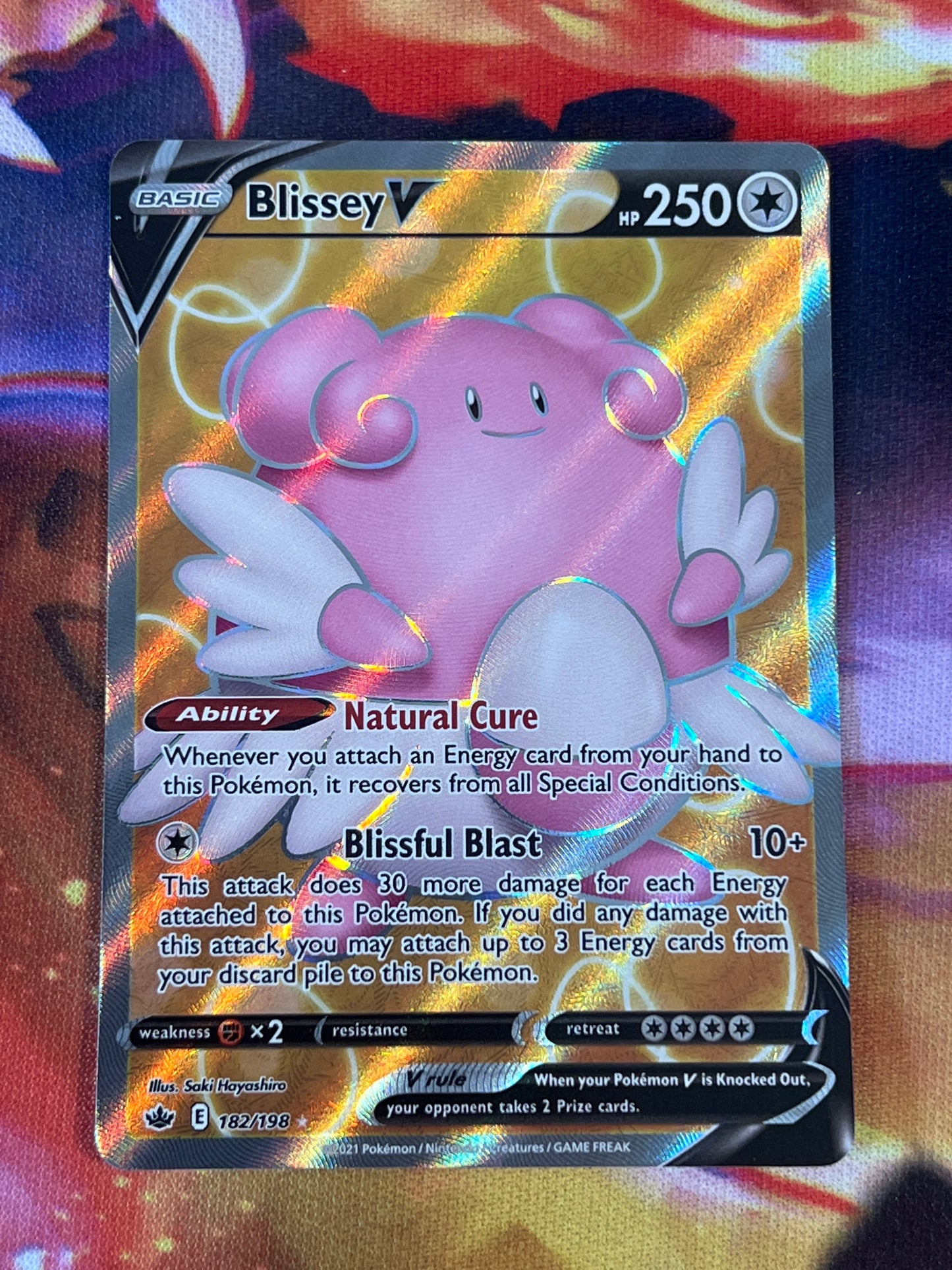 2021 Pokemon Blissey V - Ultra Rare - #182