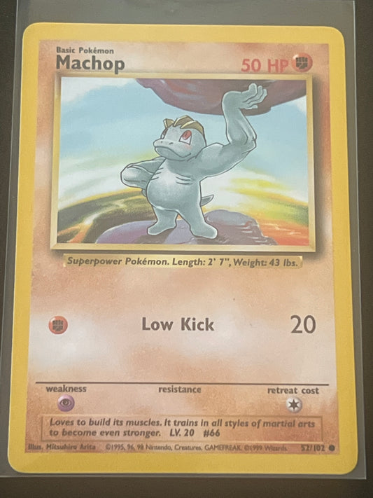 1999 Pokemon MACHOP - #52