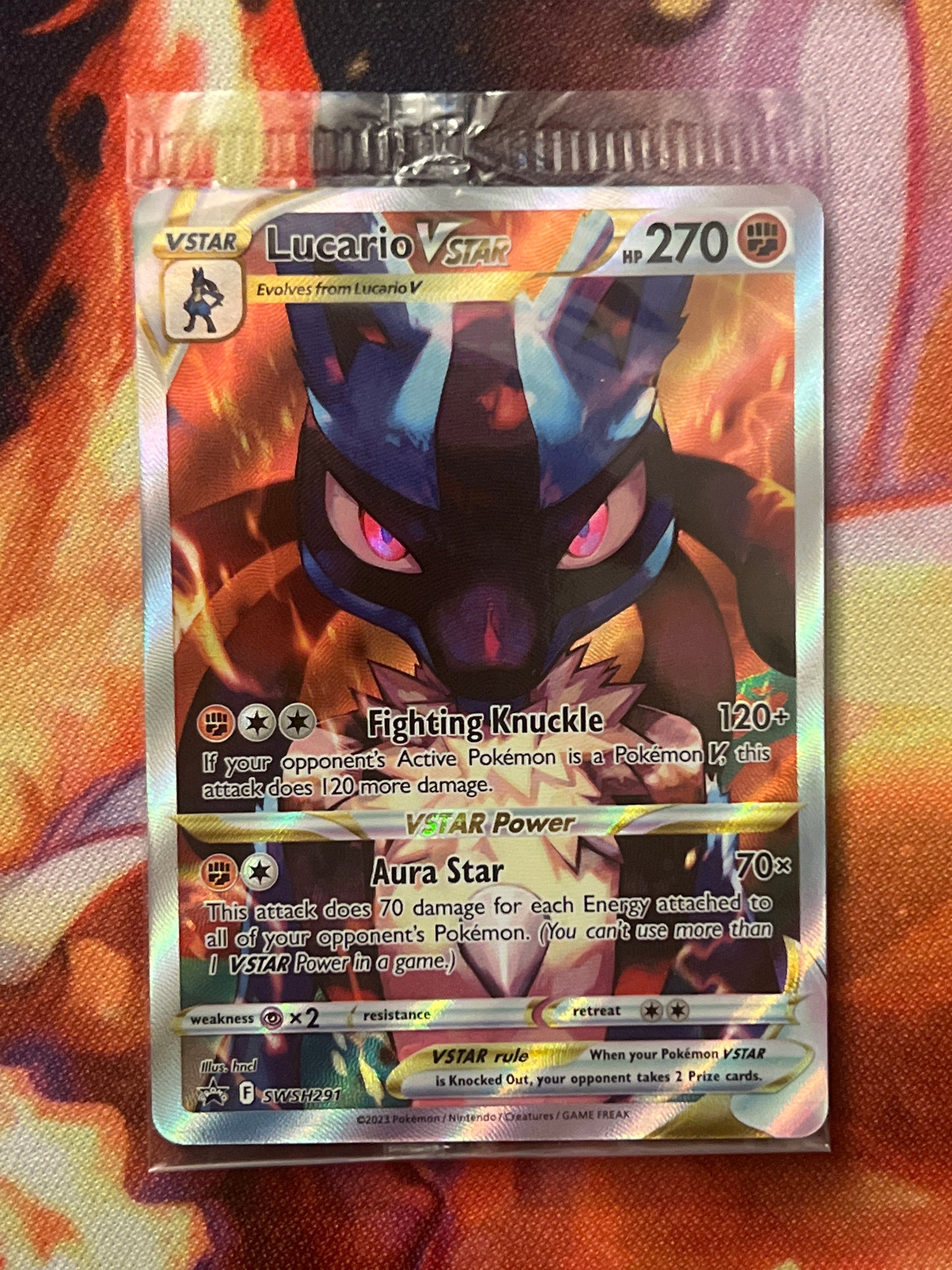 2023 Pokemon  Lucario -  Sealed Black Star Promo - #SWSH291