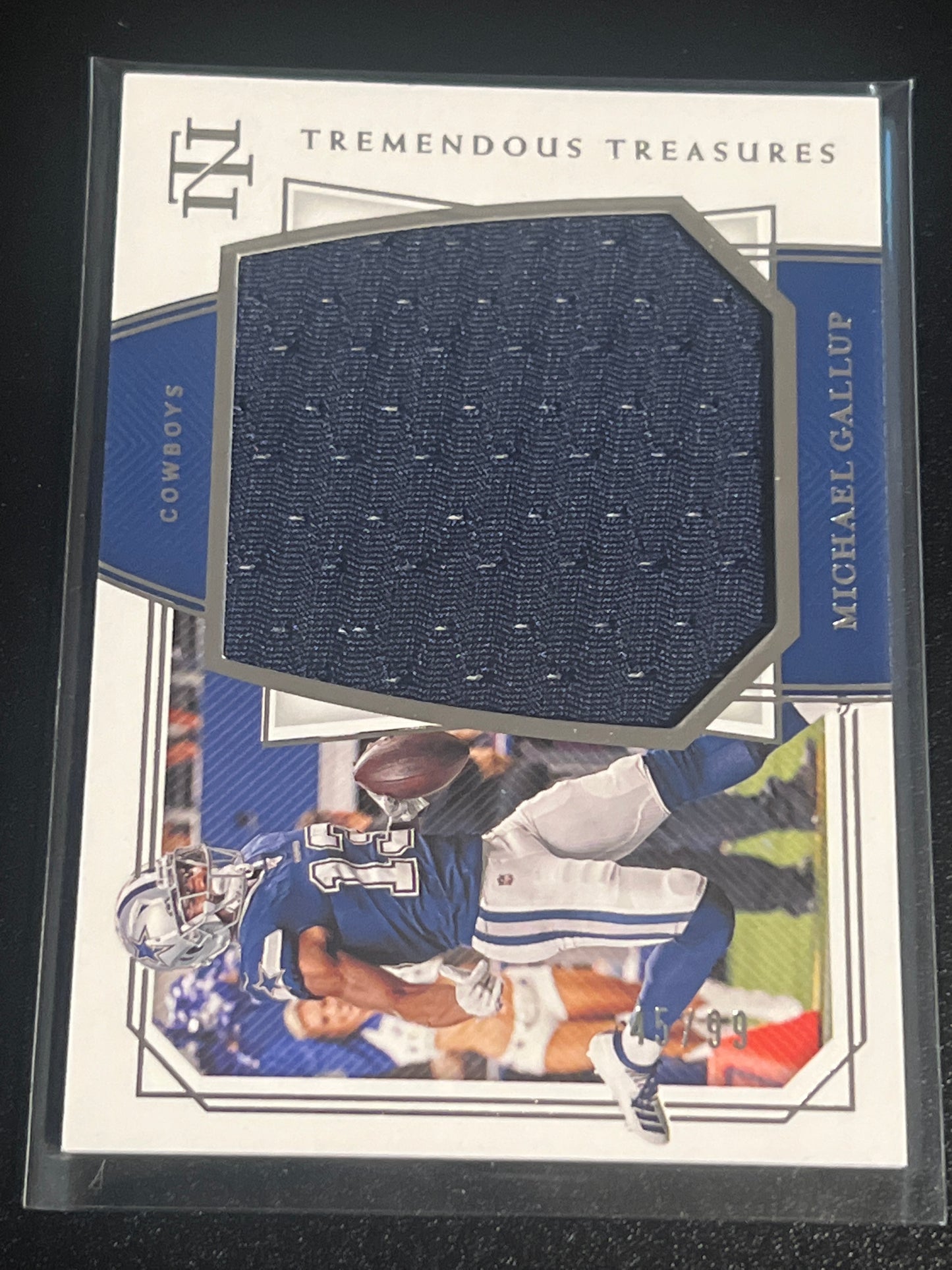 2019 Panini Nat. Treas. MICHAEL GALLUP 45/99 #TT-MG