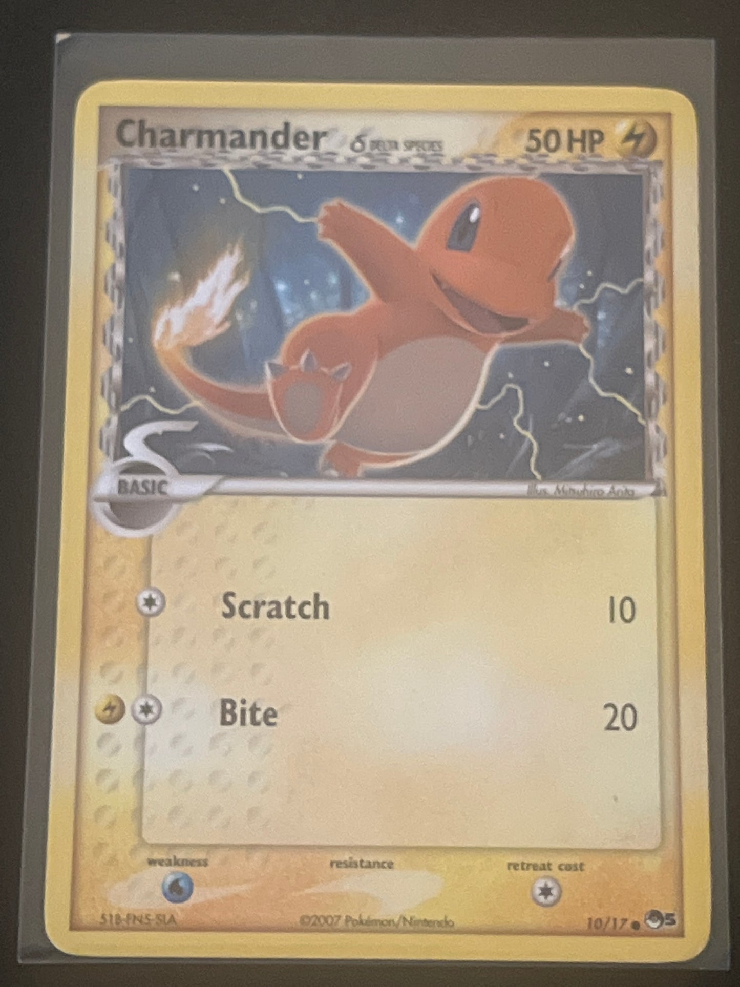 2007 Pokemon CHARMANDER - Delta Species - #10