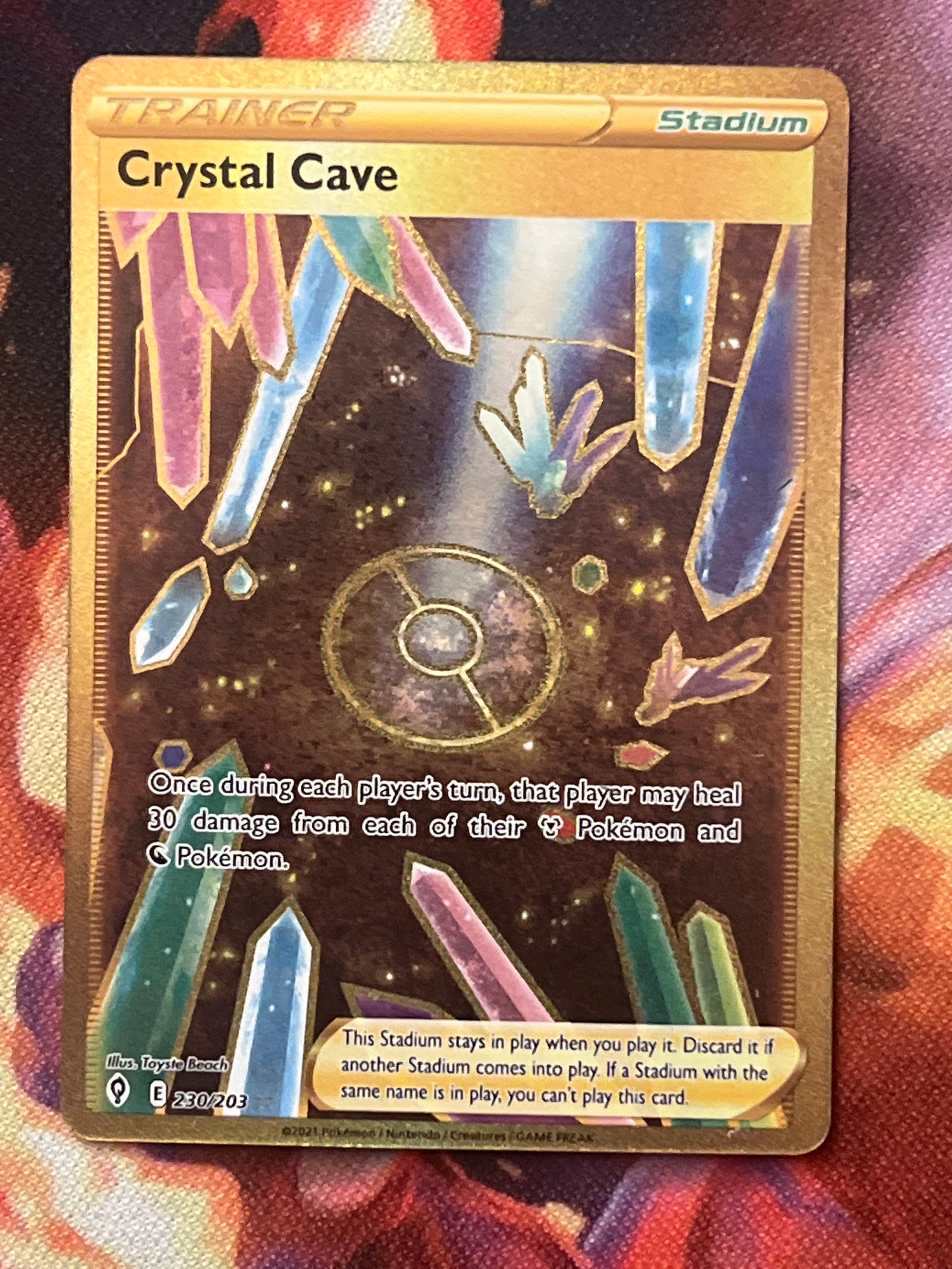 2021 Pokemon Crystal Cave - Trainer - Secret Rare - #230