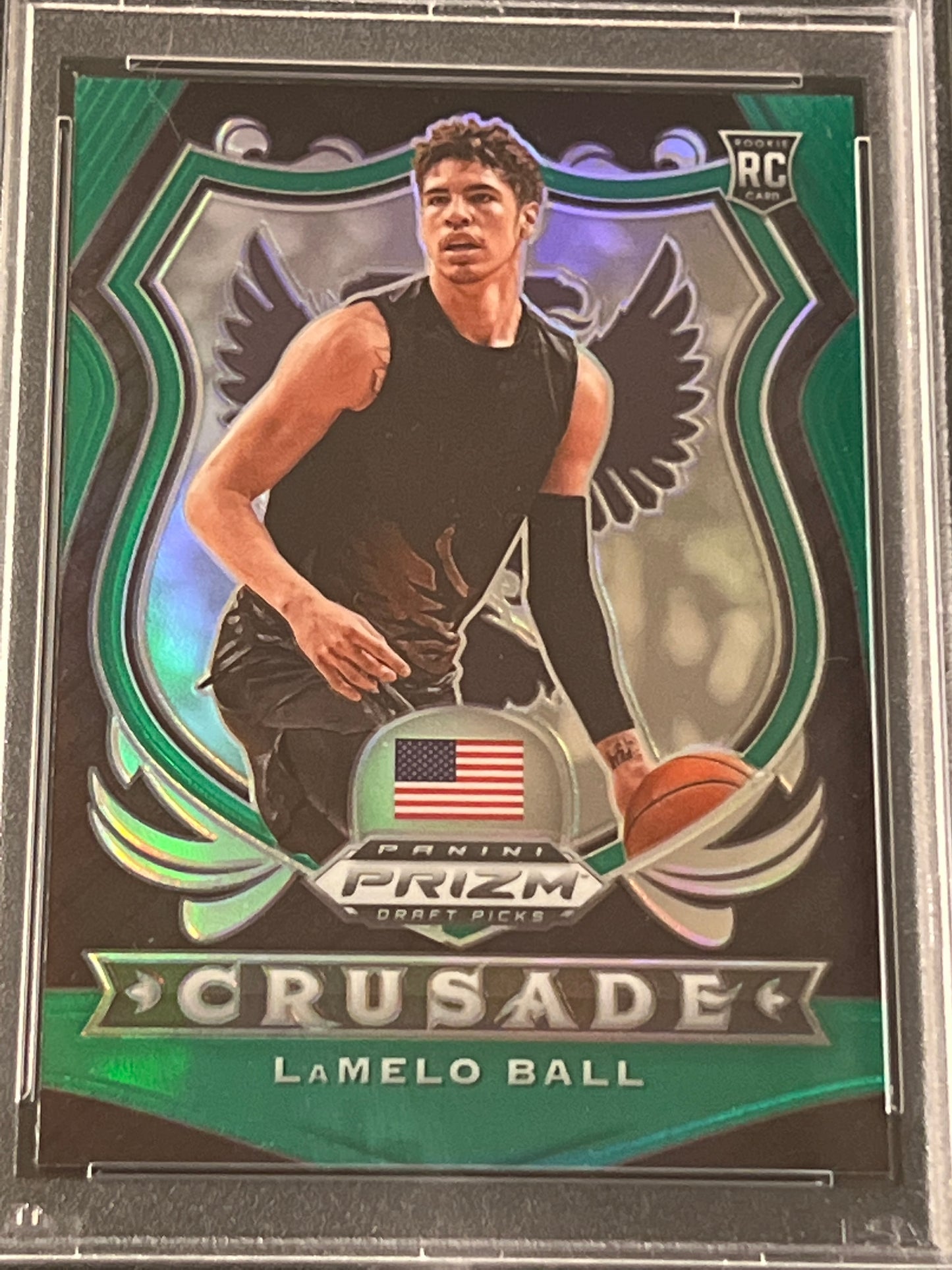 2020 Panini Prizm - LAMELO BALL - RC- #83 - PSA 10