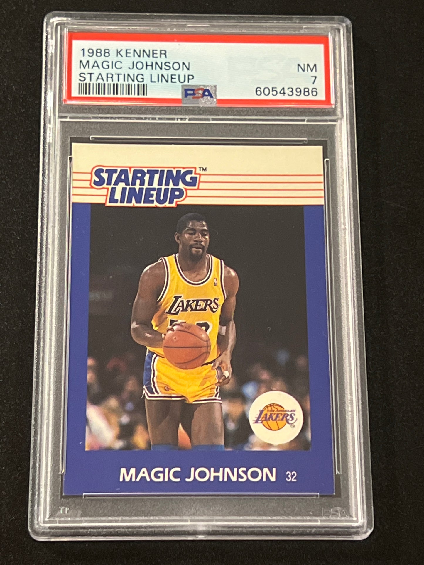 1988 Kenner MAGIC JOHNSON - PSA 7