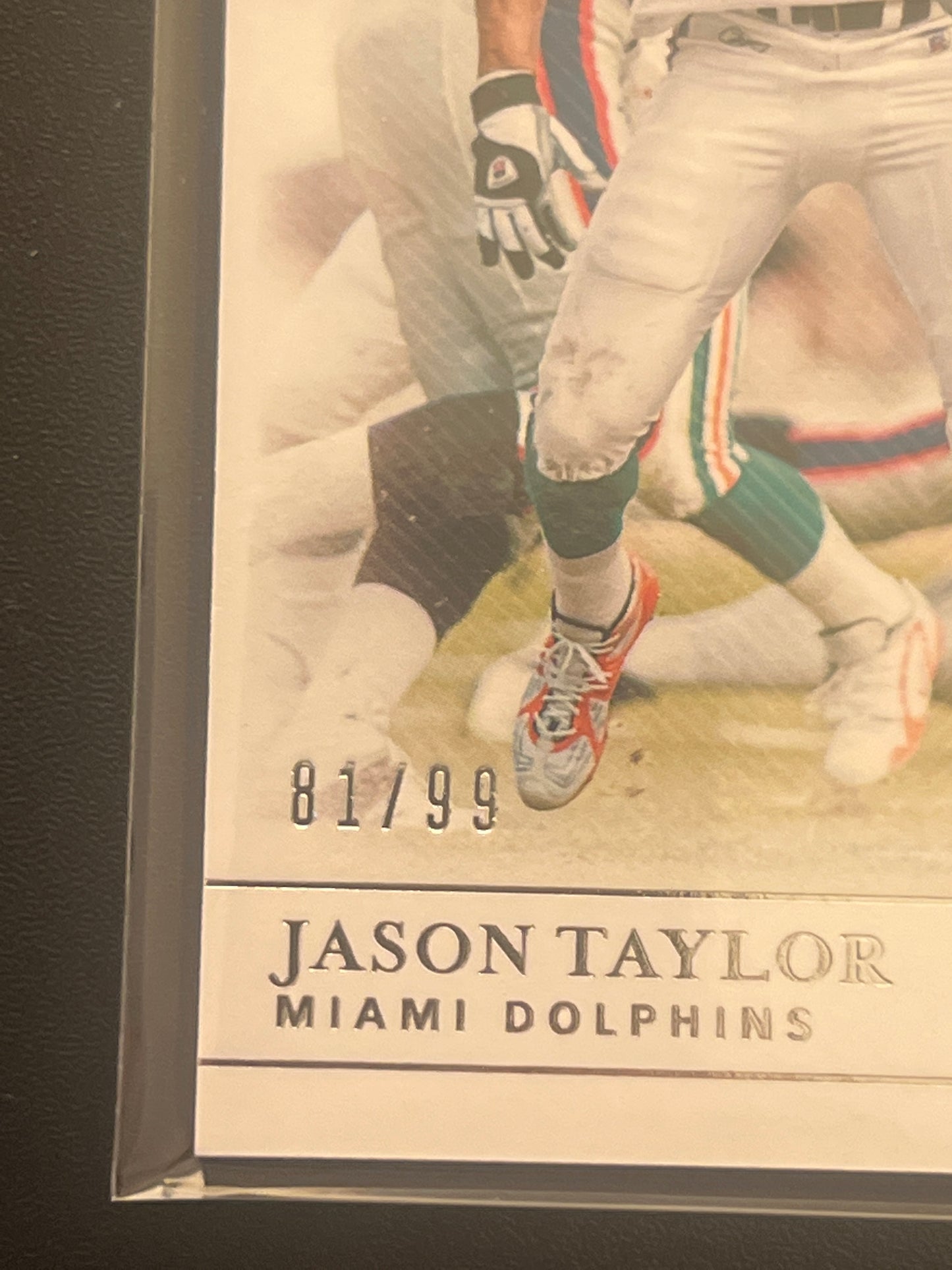 2019 Panini Nat. Treas. JASON TAYLOR - Patch Card - 81/99 - #CM-64