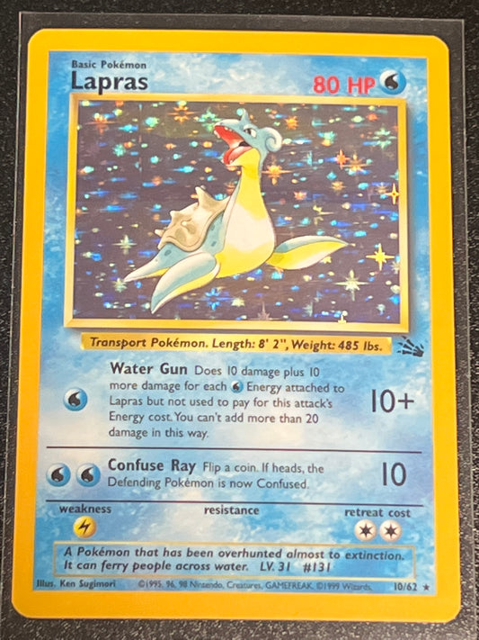 1999 Pokemon LAPRAS - Holo - #10