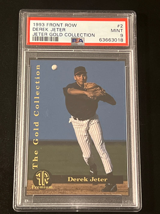 1993 Front Row - Gold Collection - DEREK JETER - RC - #2  - PSA 9