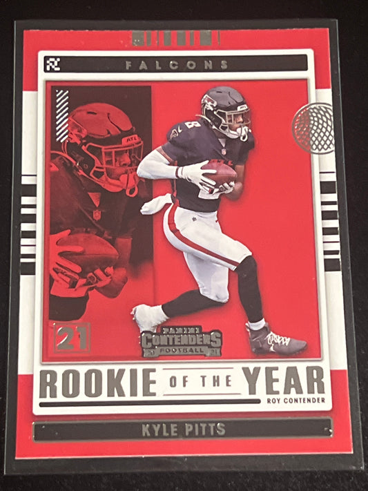 2021 Panini Contenders KYLE PITTS - Rookie Of The Year - #ROY-KPI