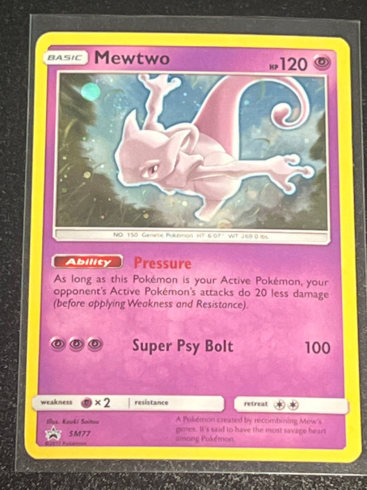 2017 Pokemon MEWTWO  - Holo - #SM77