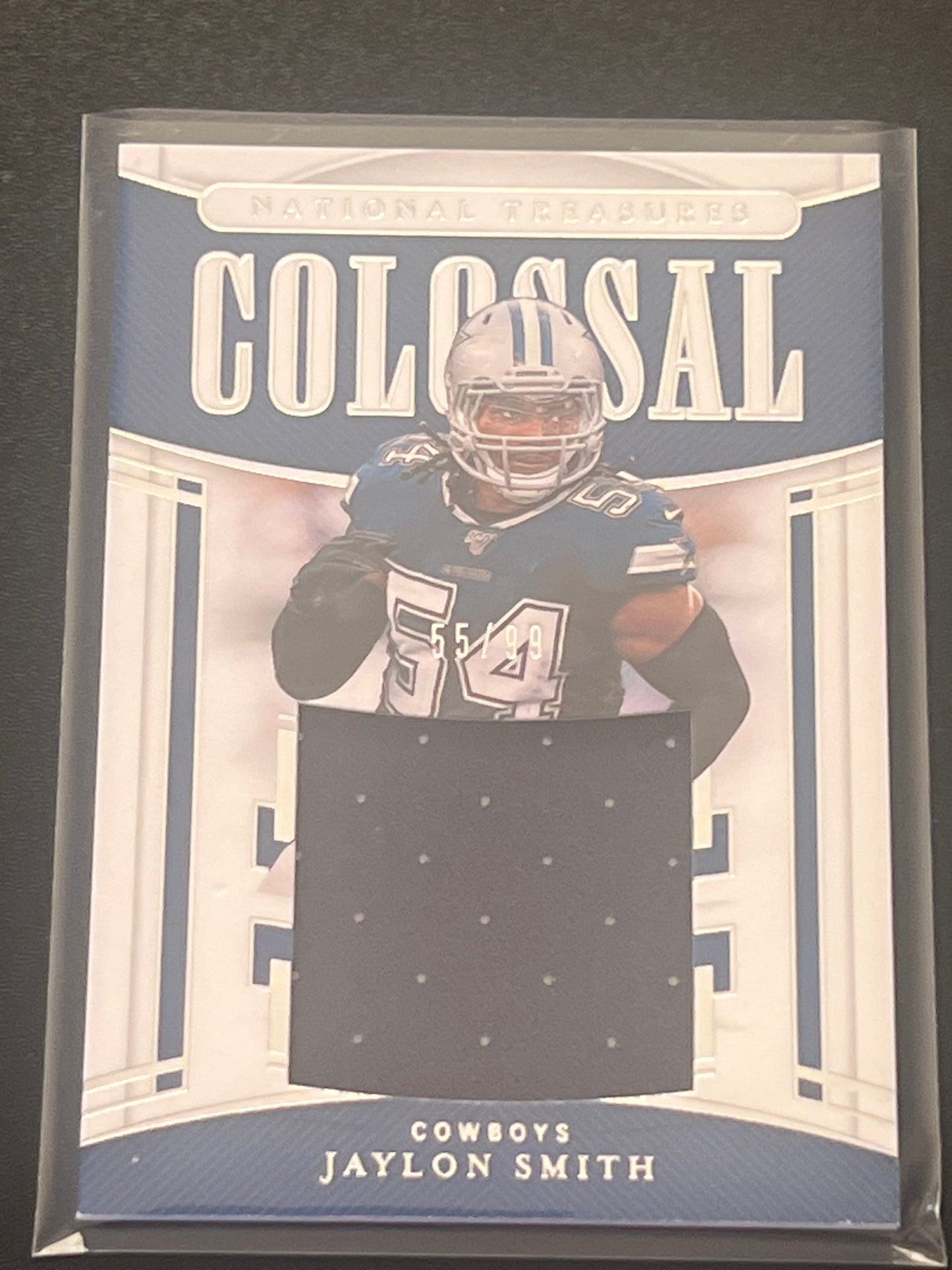 2019 Panini Nat. Treas.  JAYLON SMITH - Patch Card 55/99 #CM-5