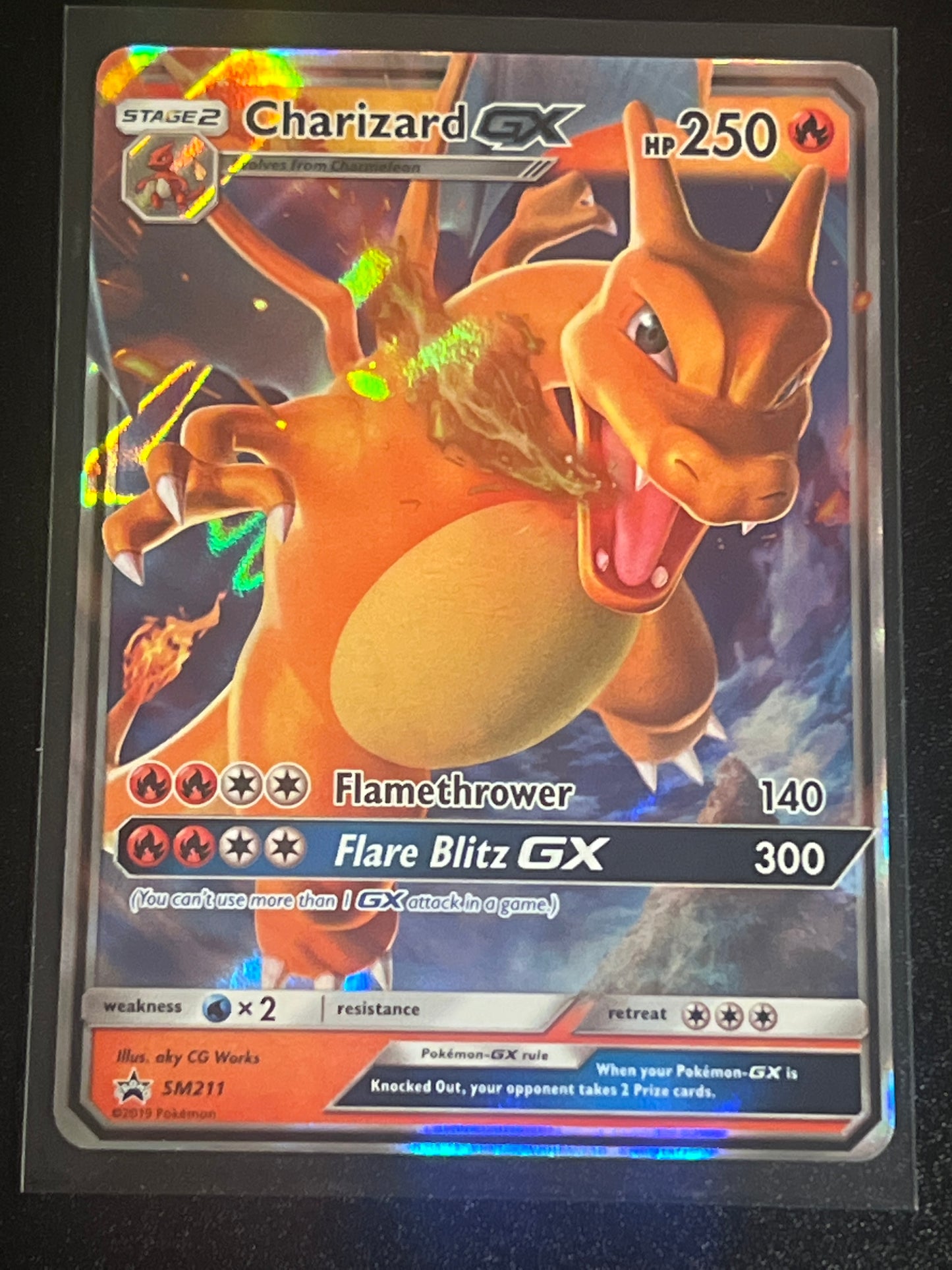 2019 Pokemon CHARIZARD GX - SM211