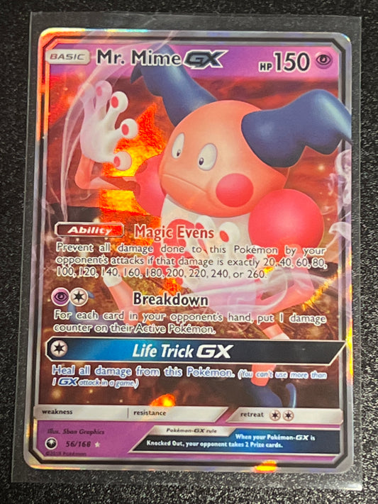 2018 Pokemon MR. MIME GX - Holo - #56