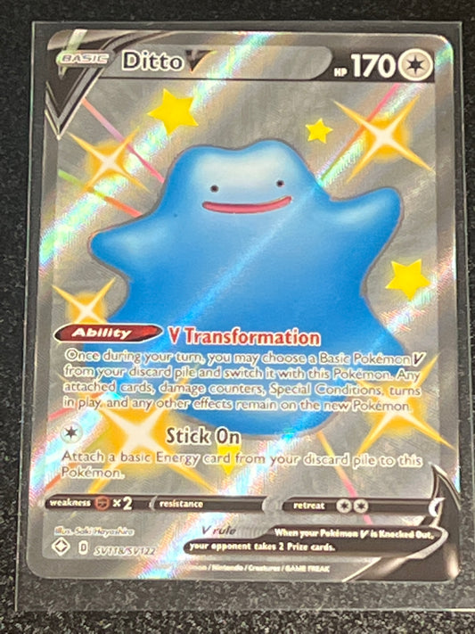 2021 Pokemon DITTO V - Holo - #SV118