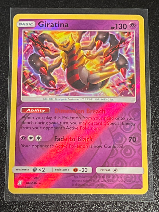 2019 Pokemon GIRATINA - Reverse Holo - #86