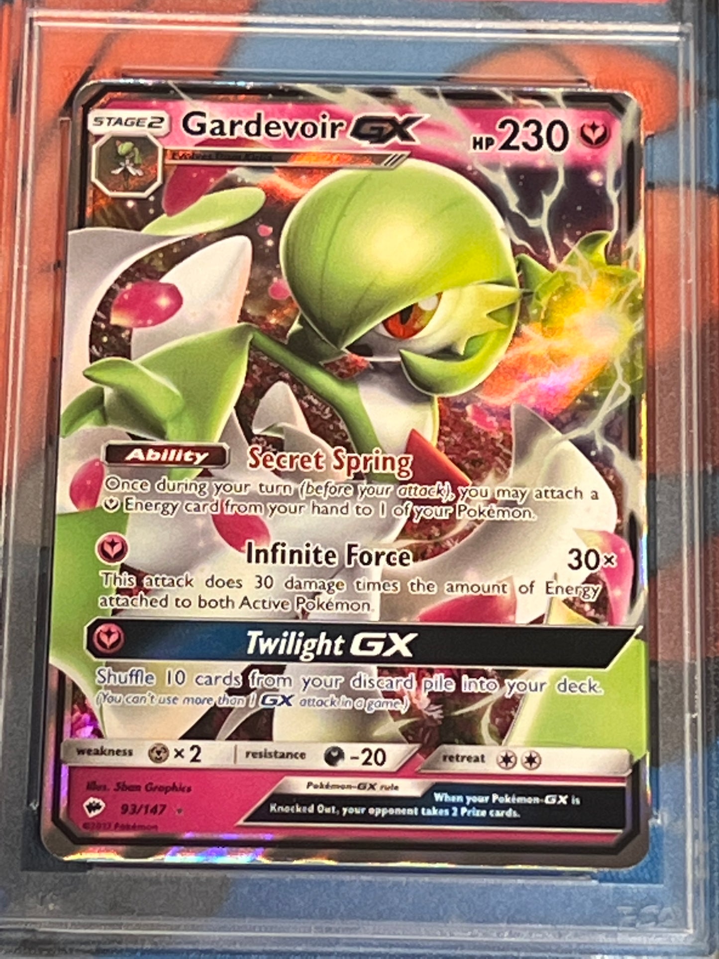 2017 Pokemon Gardevoir GX  - Ultra Rare - Graded PSA 9 - #93