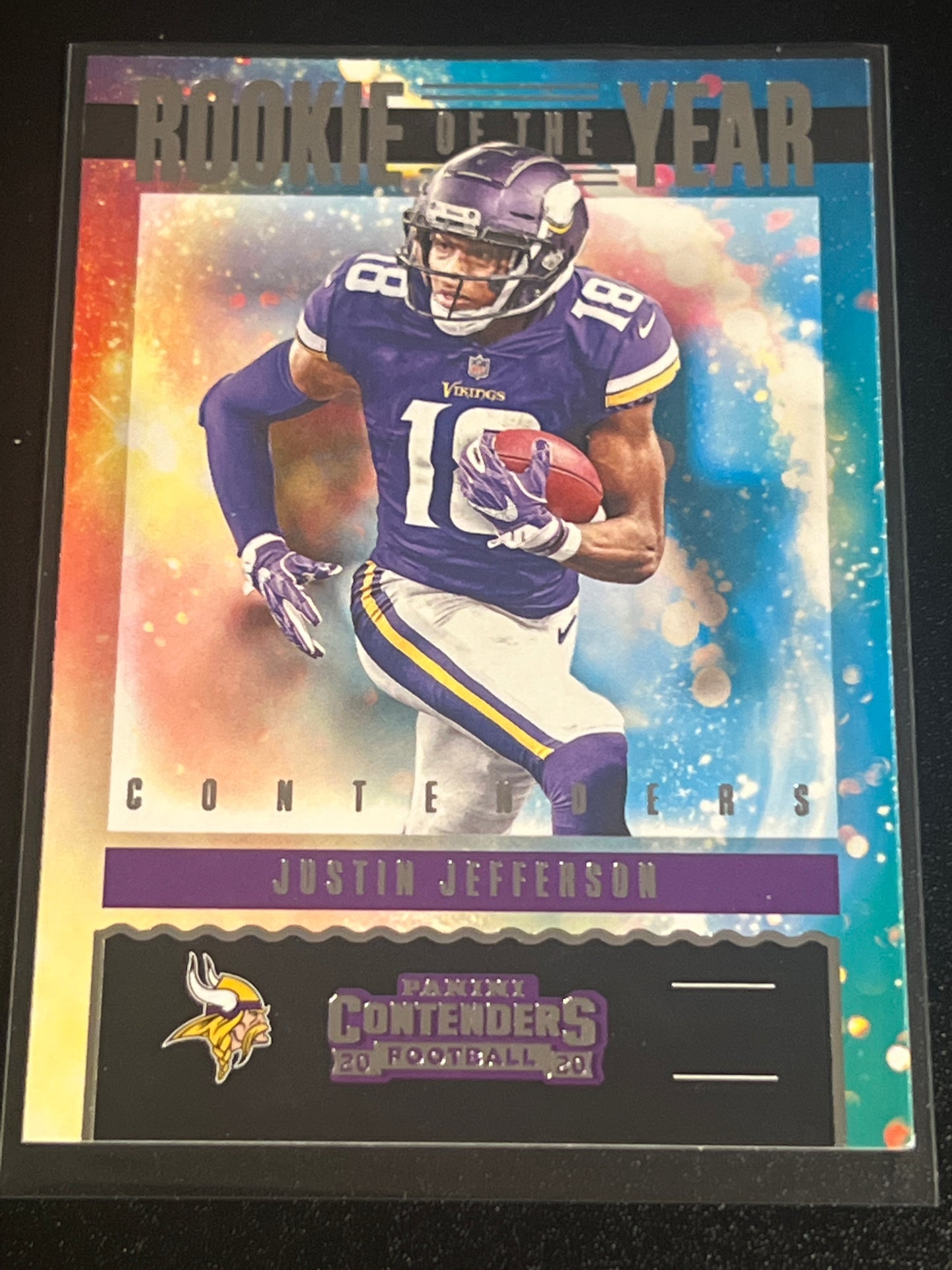 2020 Panini Contenders JUSTIN JEFFERSON - Rookie Of The Year - #RY-JUJ