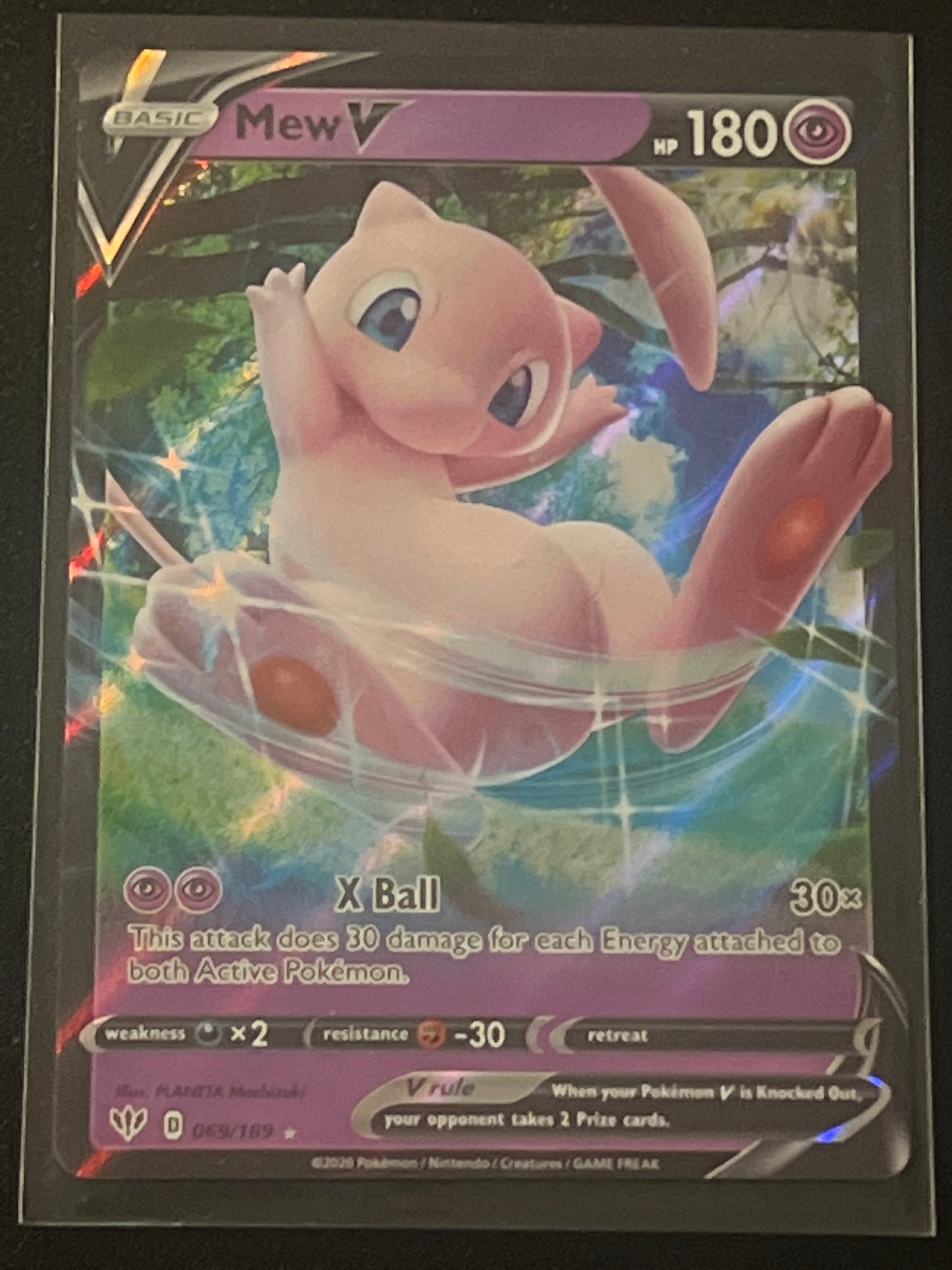 2020 Pokemon MEW V - Holo - #69