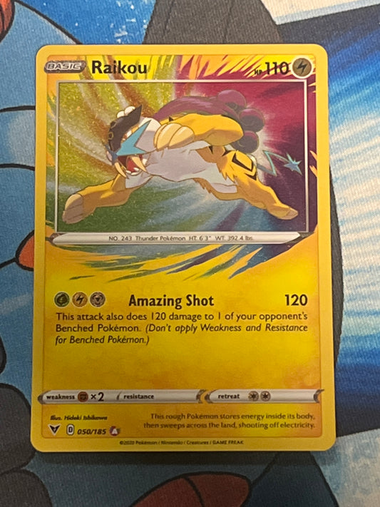 2020 Pokemon Raikou - Amazing Rare - #50