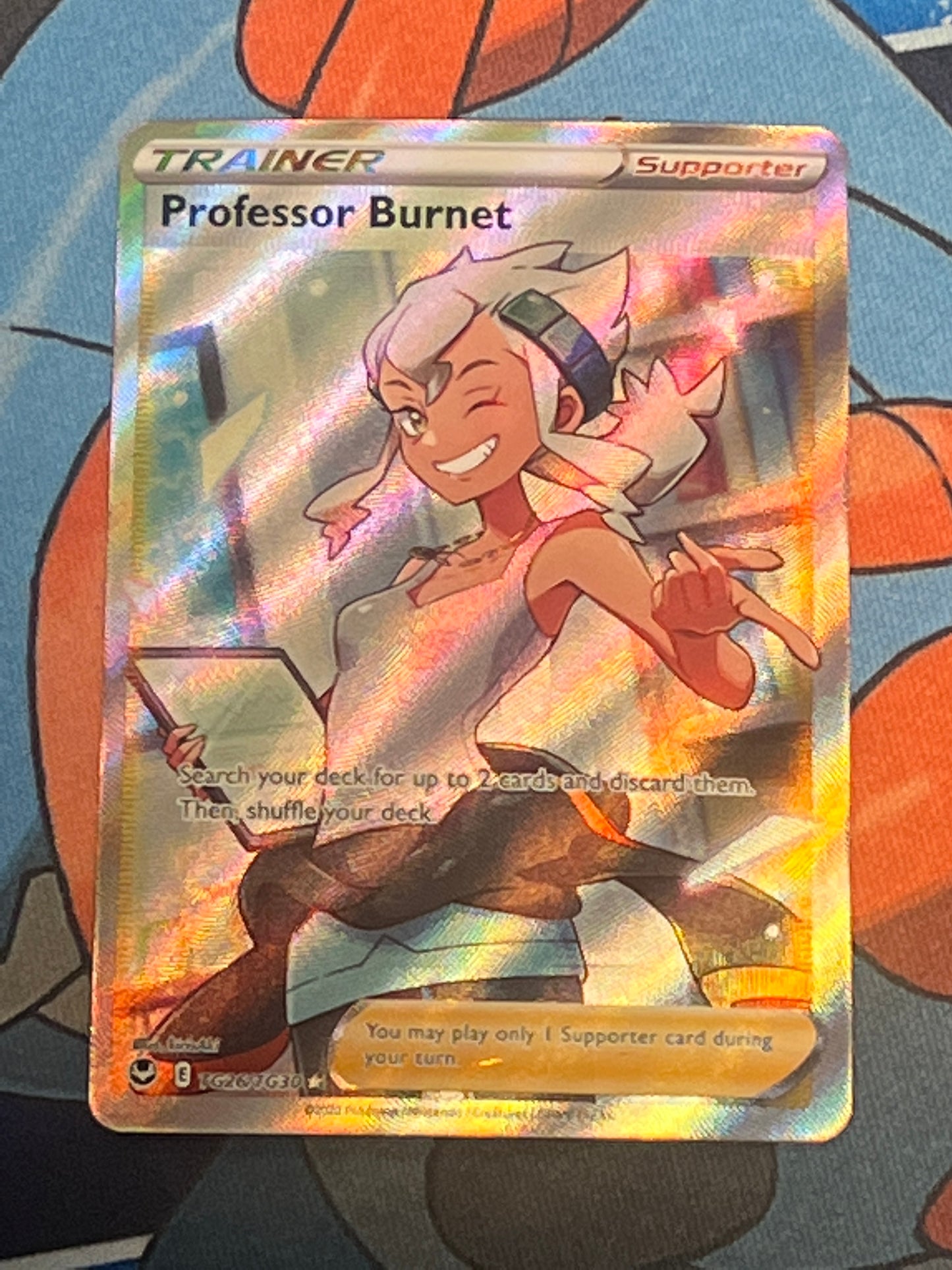 2022 Pokemon Professor Burnet - Trainer Gallery - Ultra Rare - #TG26