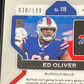 2021 Panini Prizm ED OLIVER - 038/199 - #199
